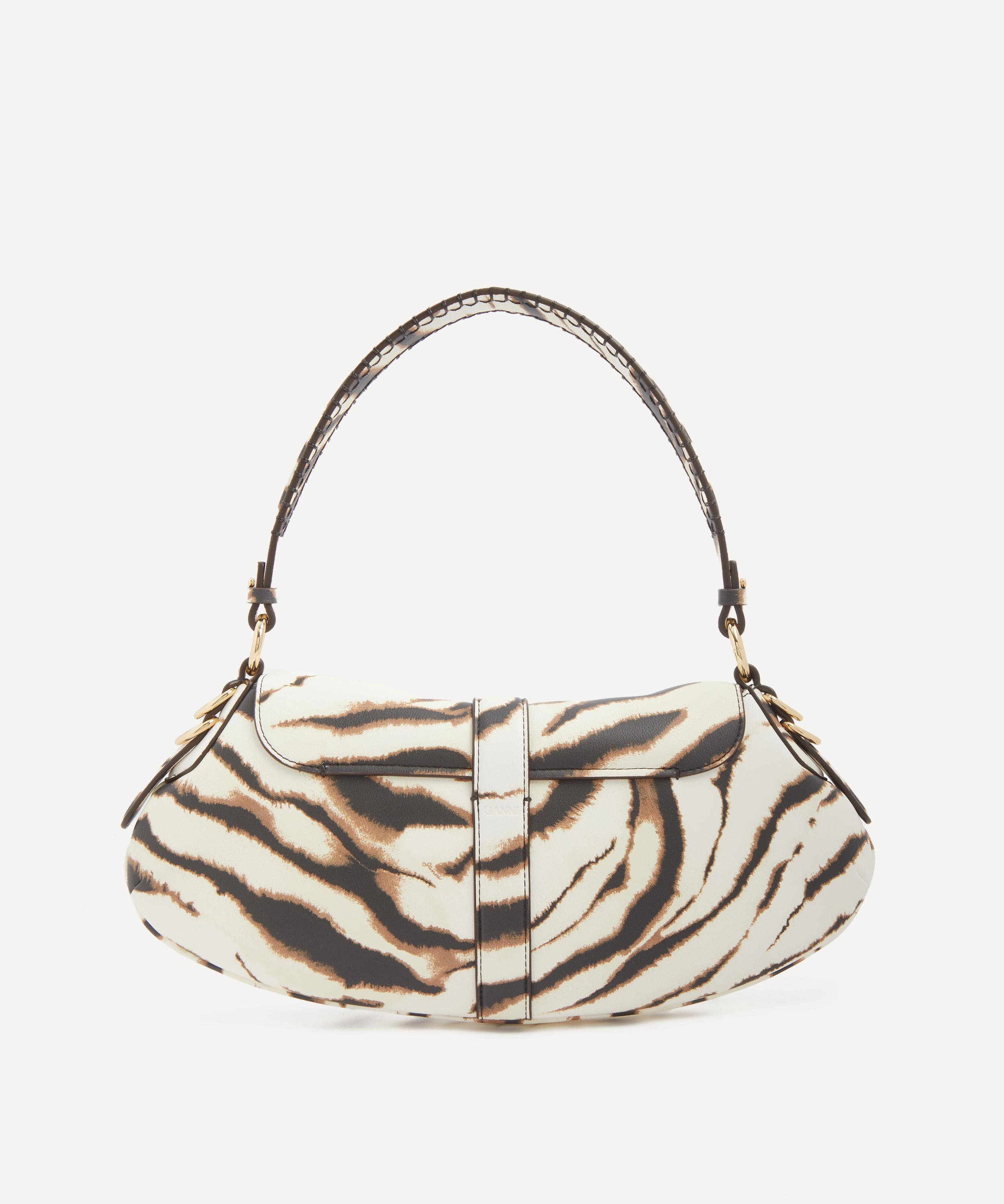 Ganni - B-Kat Zebra Shoulder Bag image number 3