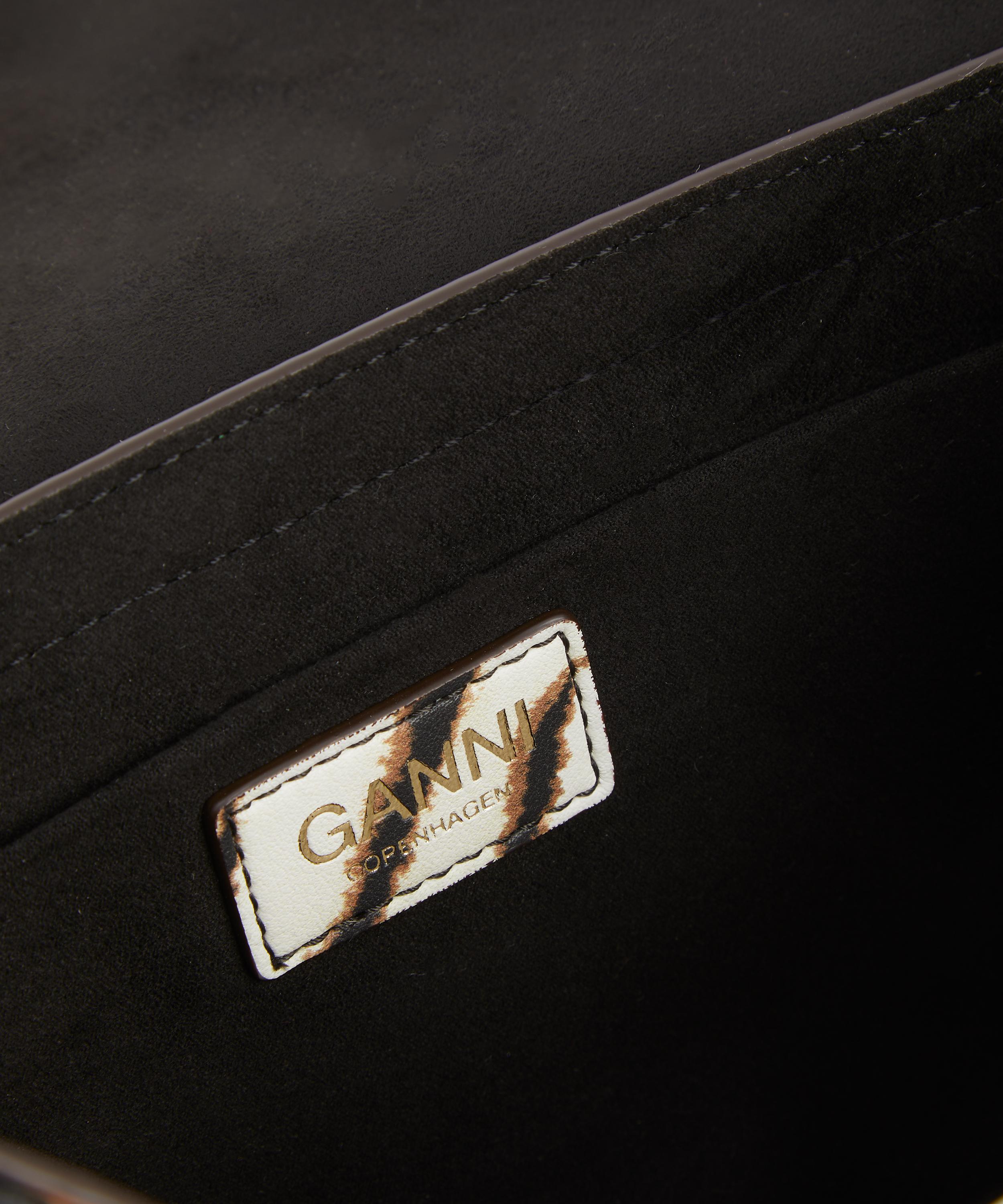 Ganni - B-Kat Zebra Shoulder Bag image number 5