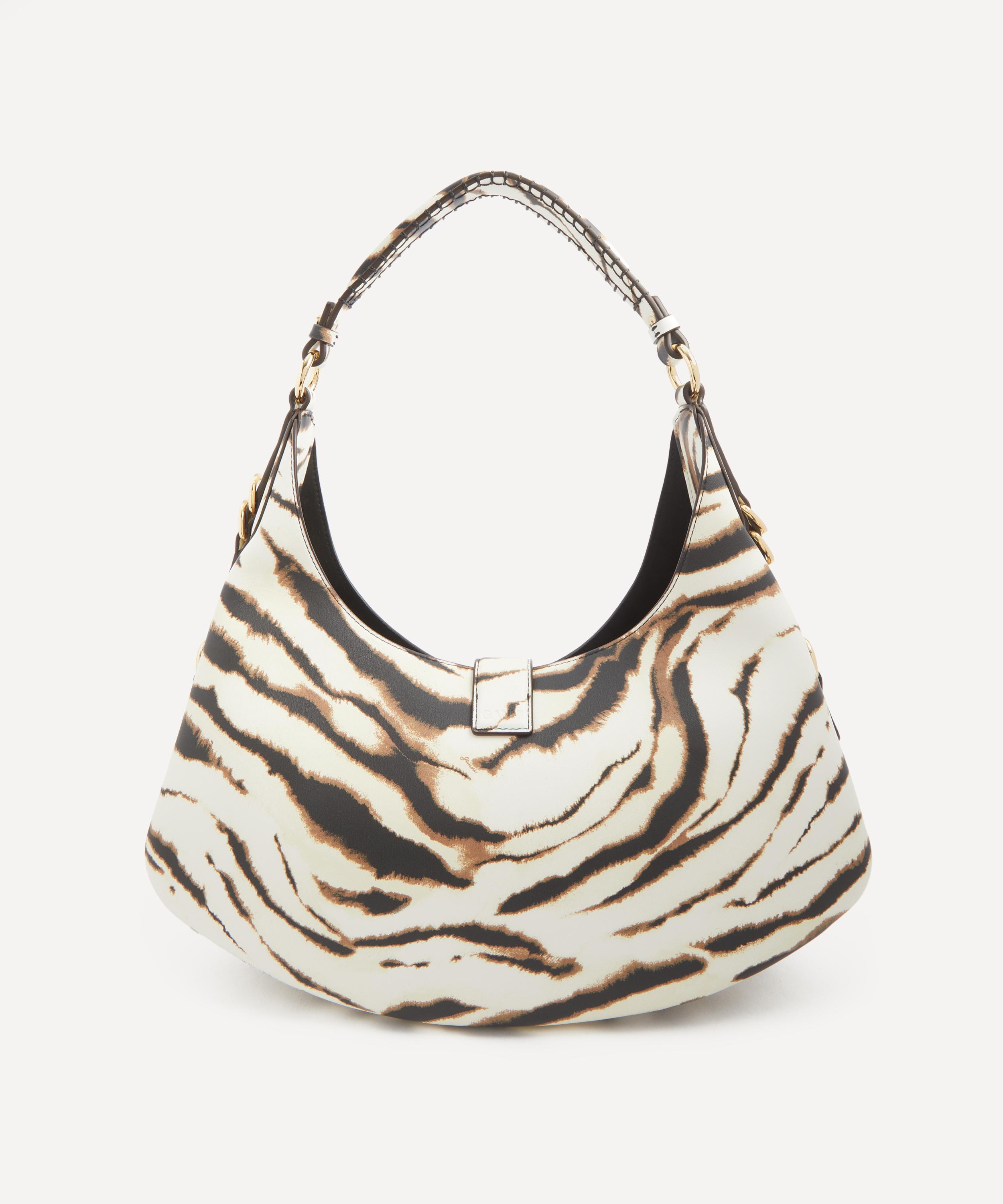 Ganni - Small Kat Zebra Shoulder Bag image number 3