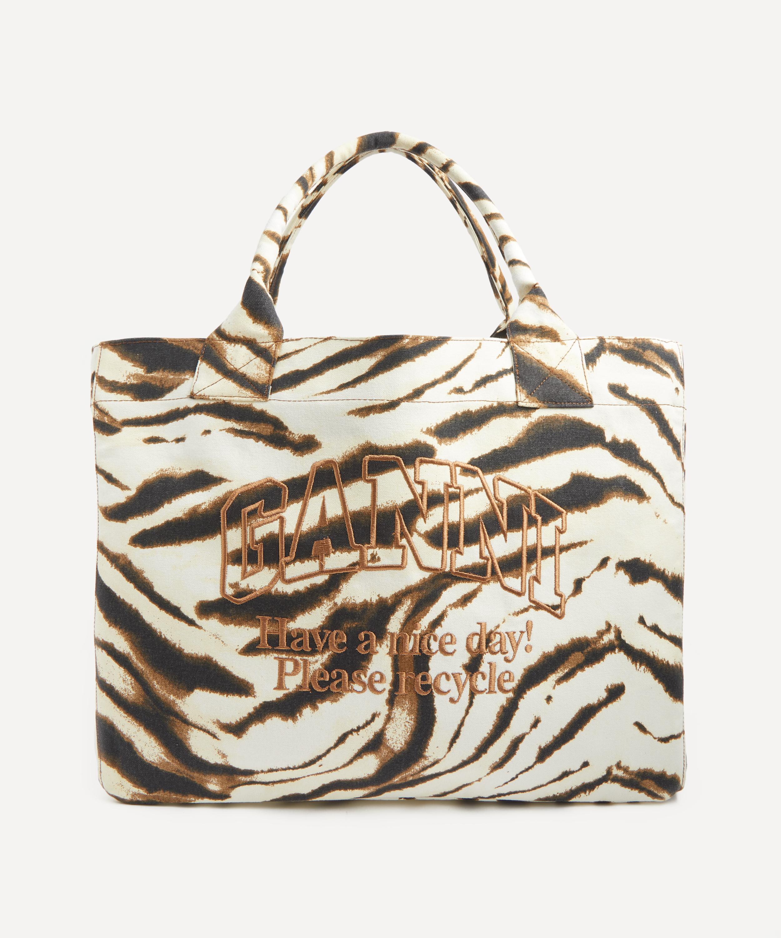 Ganni - Zebra XXL Tote Bag