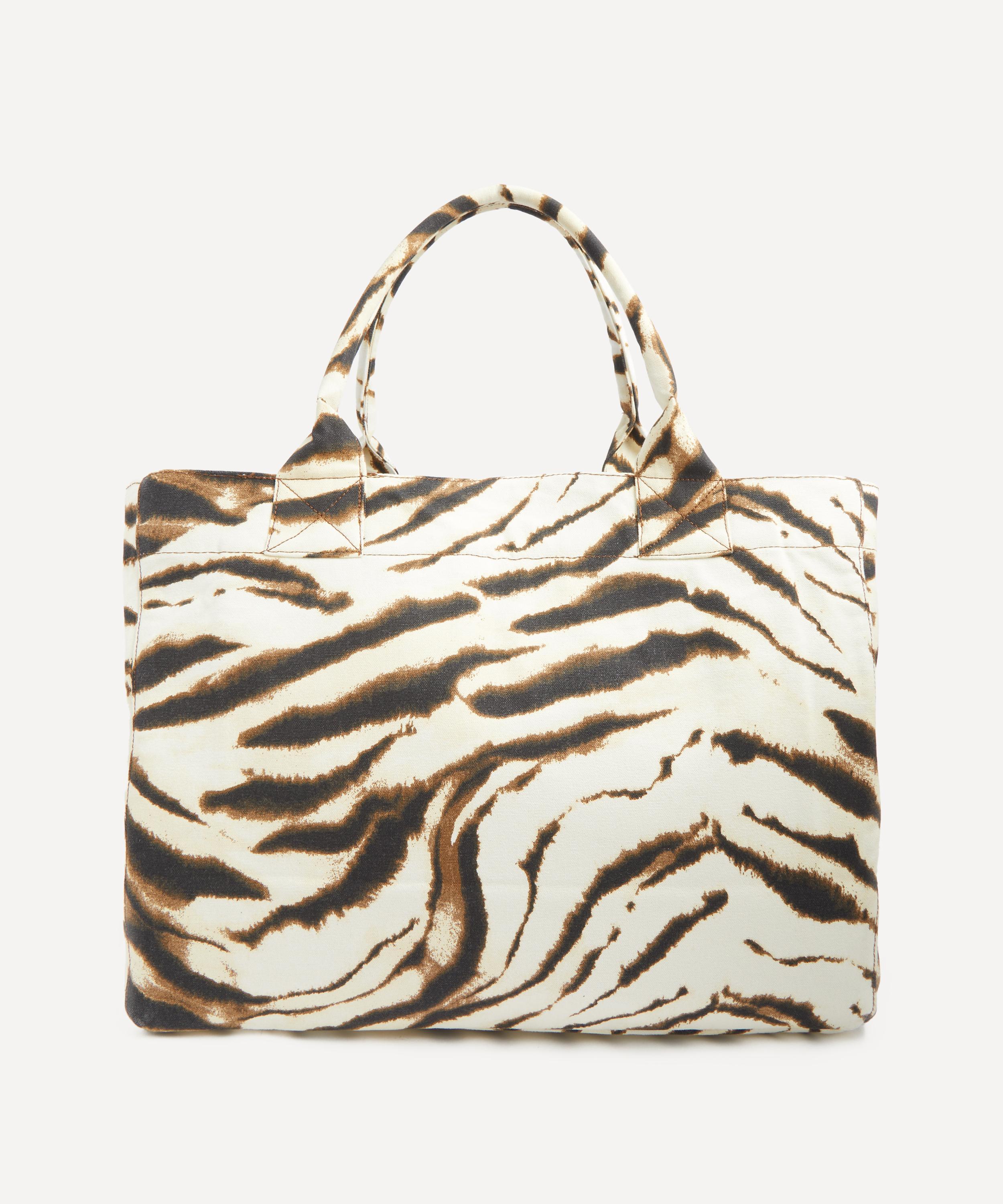 Ganni - Zebra XXL Tote Bag image number 3