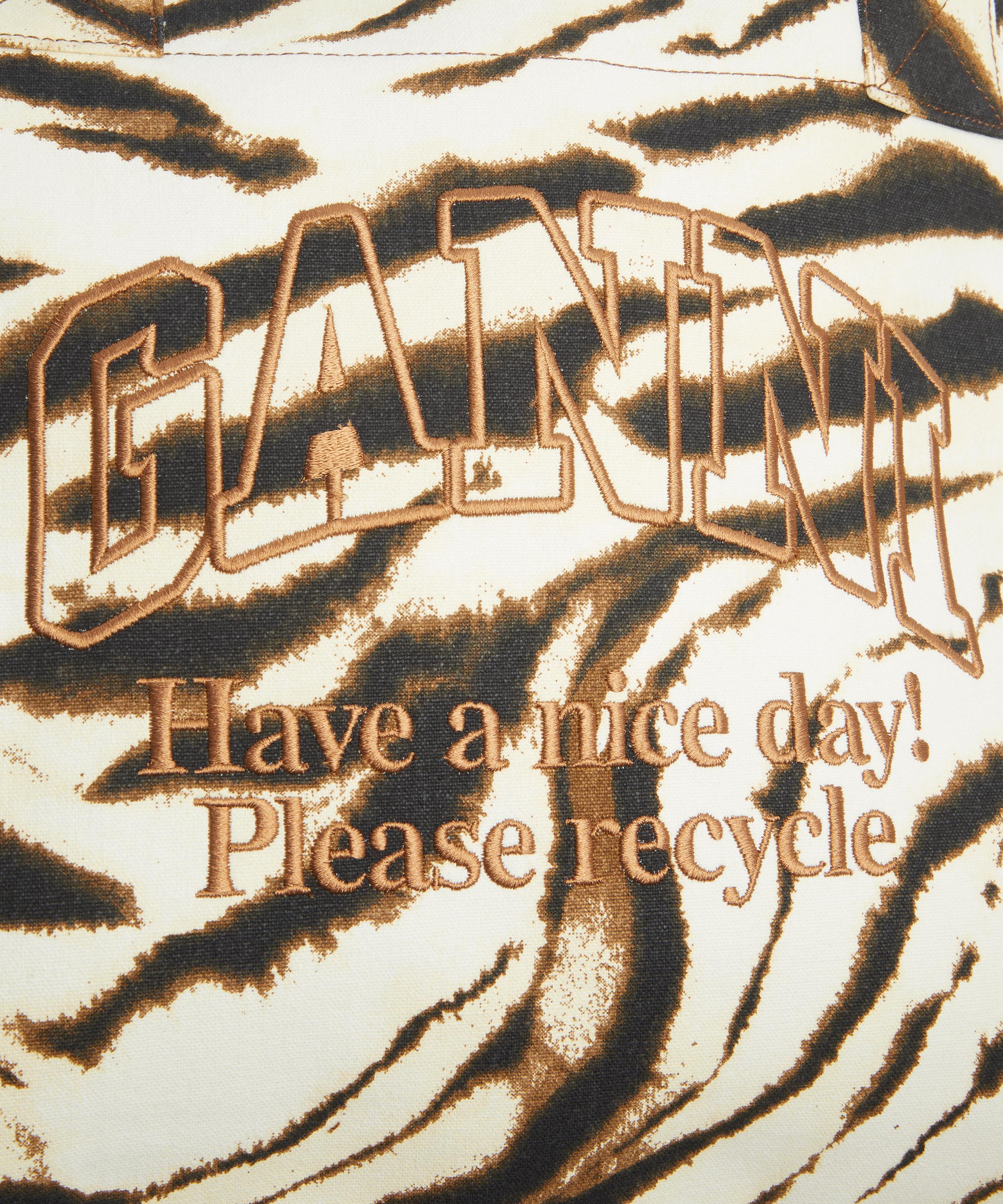 Ganni - Zebra XXL Tote Bag image number 4