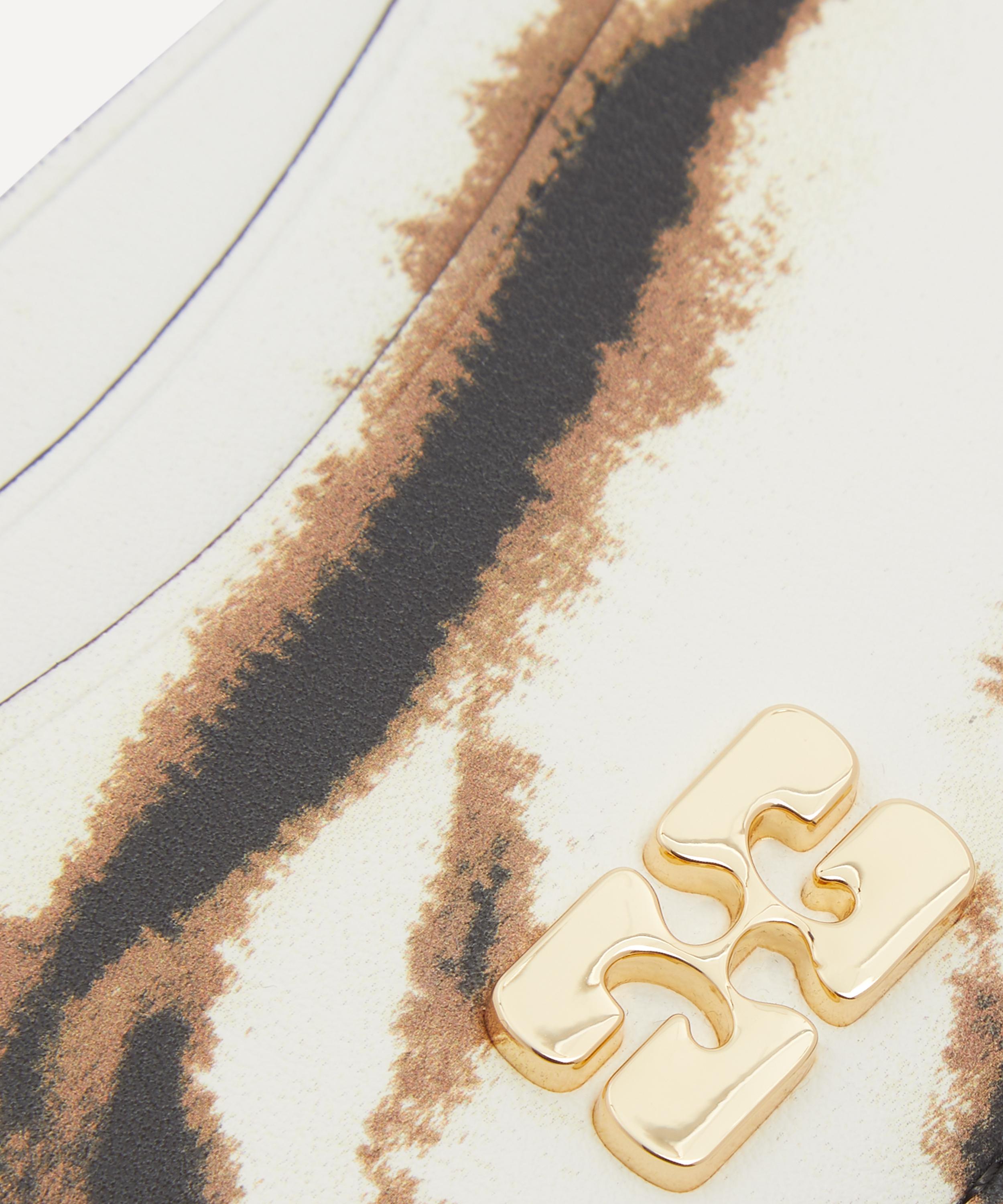 Ganni - Bou Zebra Card Holder image number 3