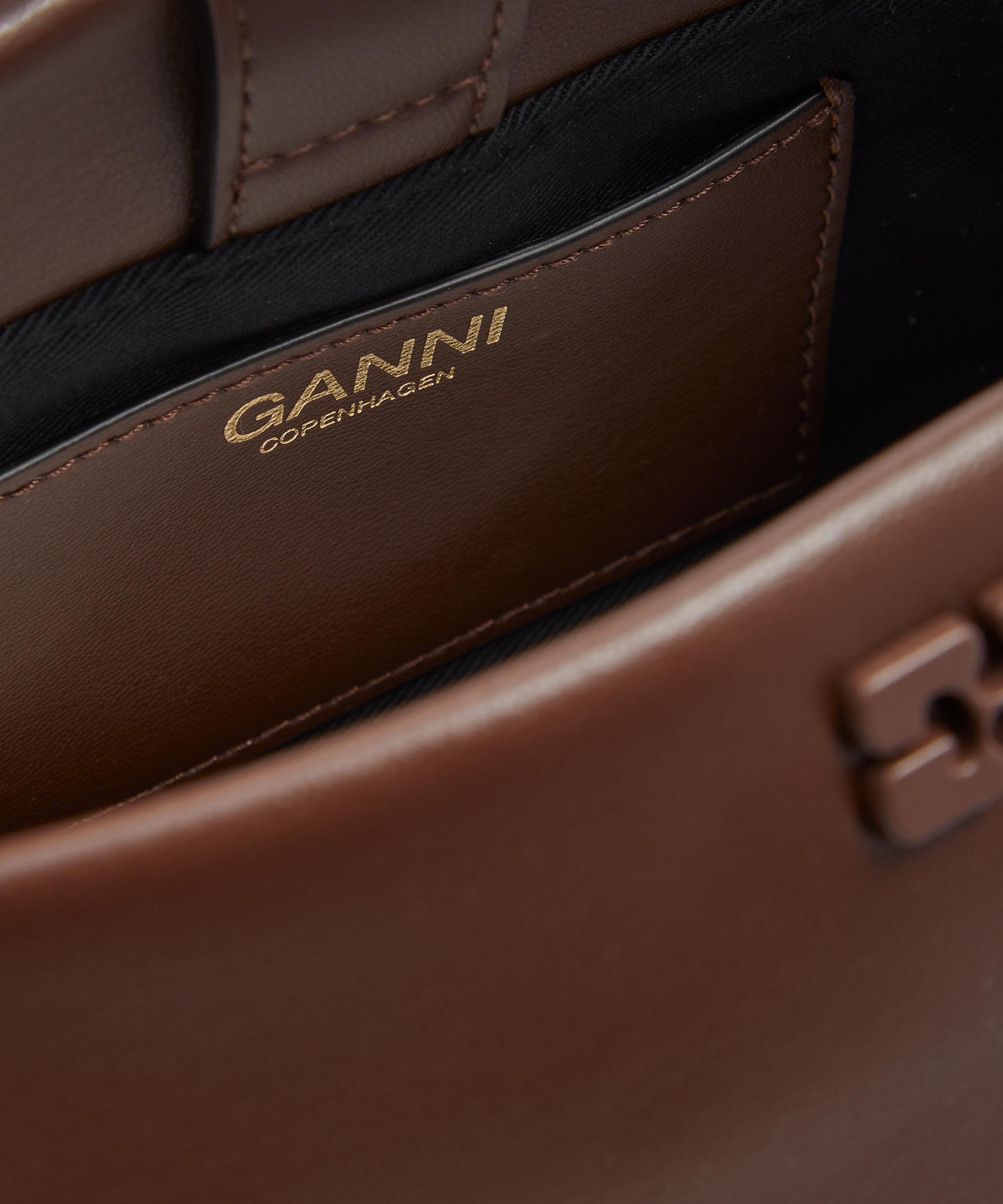 Ganni - Mini Bou Chocolate Fondant Crossbody Bag image number 5