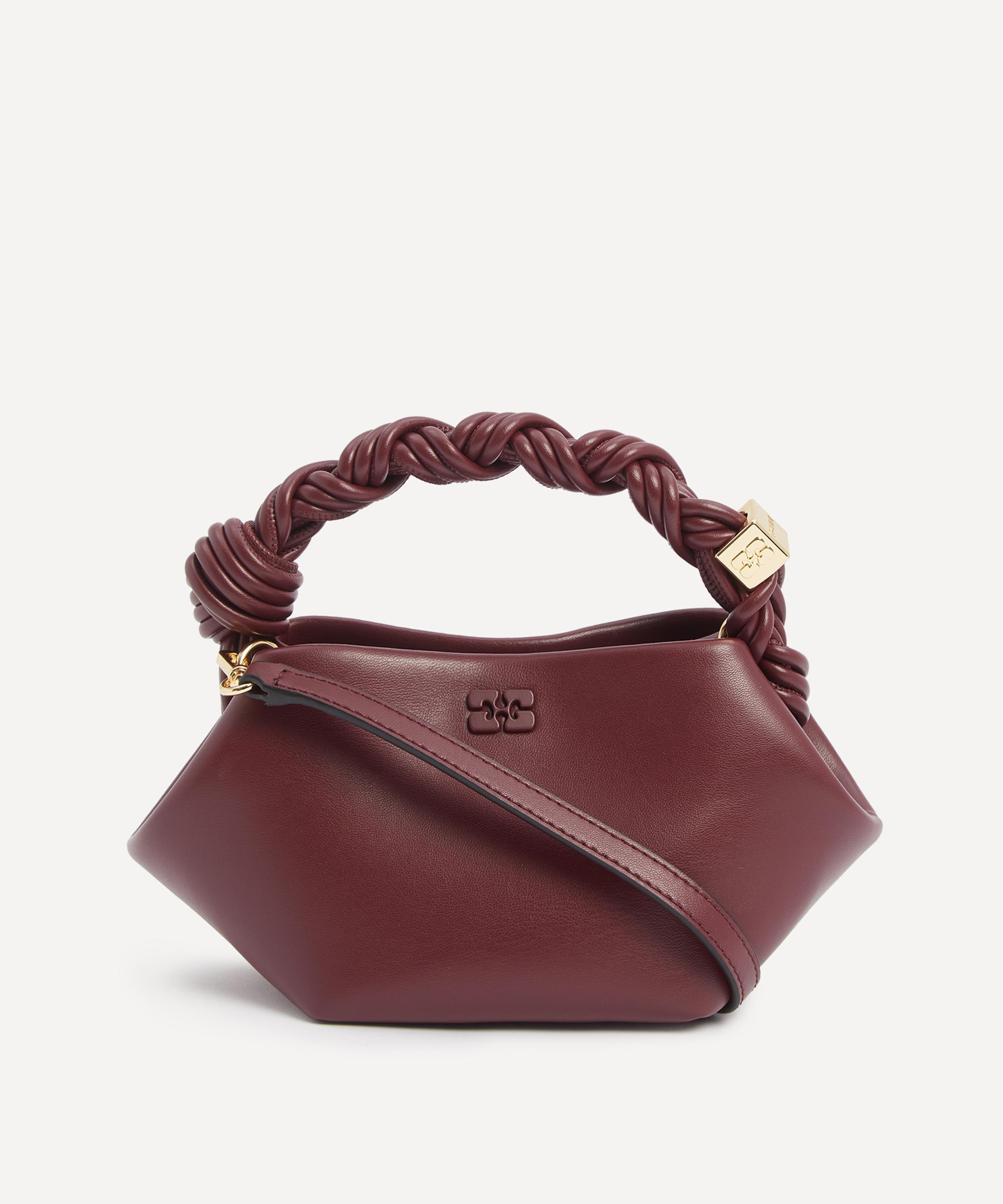 Ganni - Burgundy Small Bou Crossbody Bag image number 0