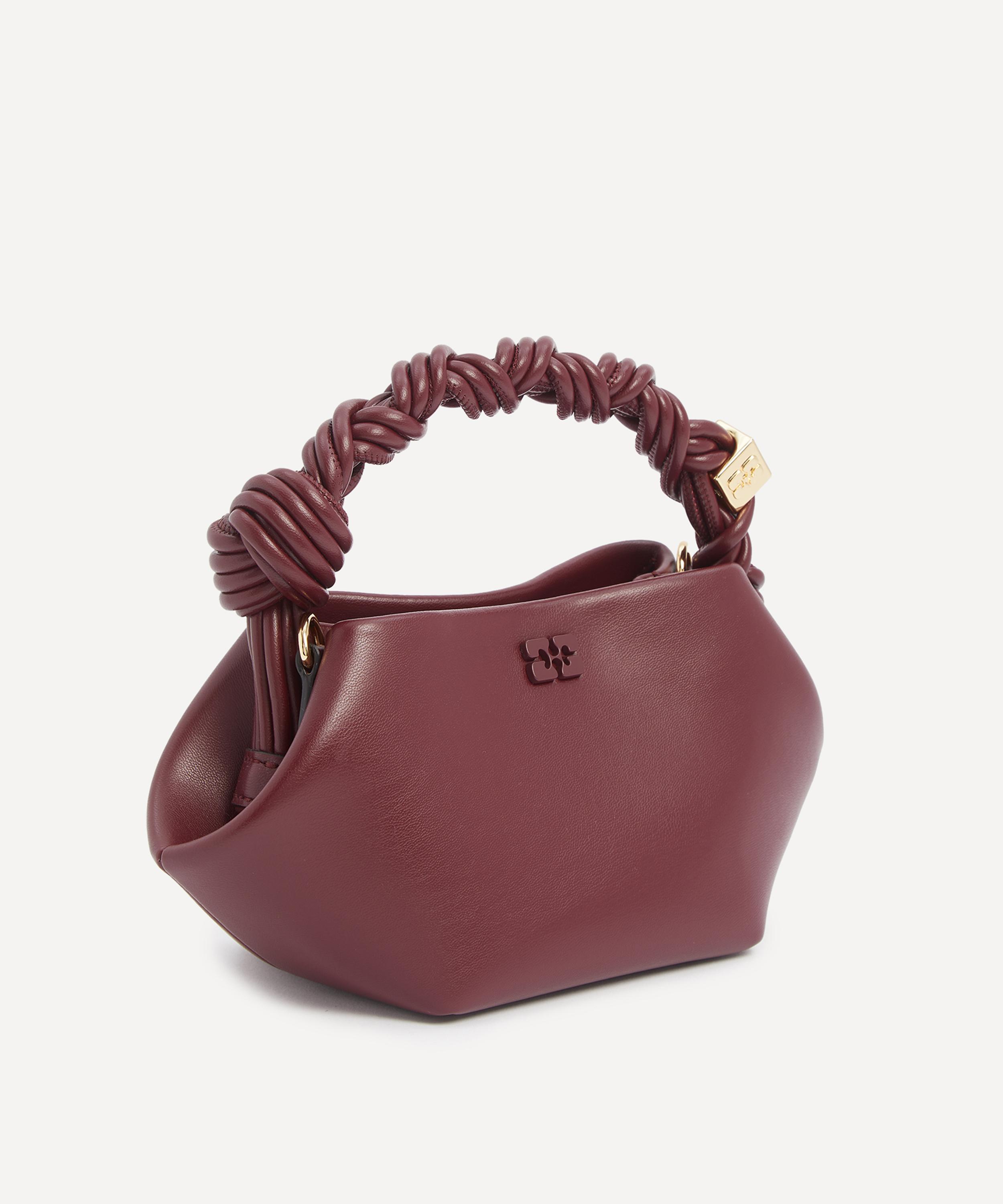 Ganni - Burgundy Small Bou Crossbody Bag image number 2