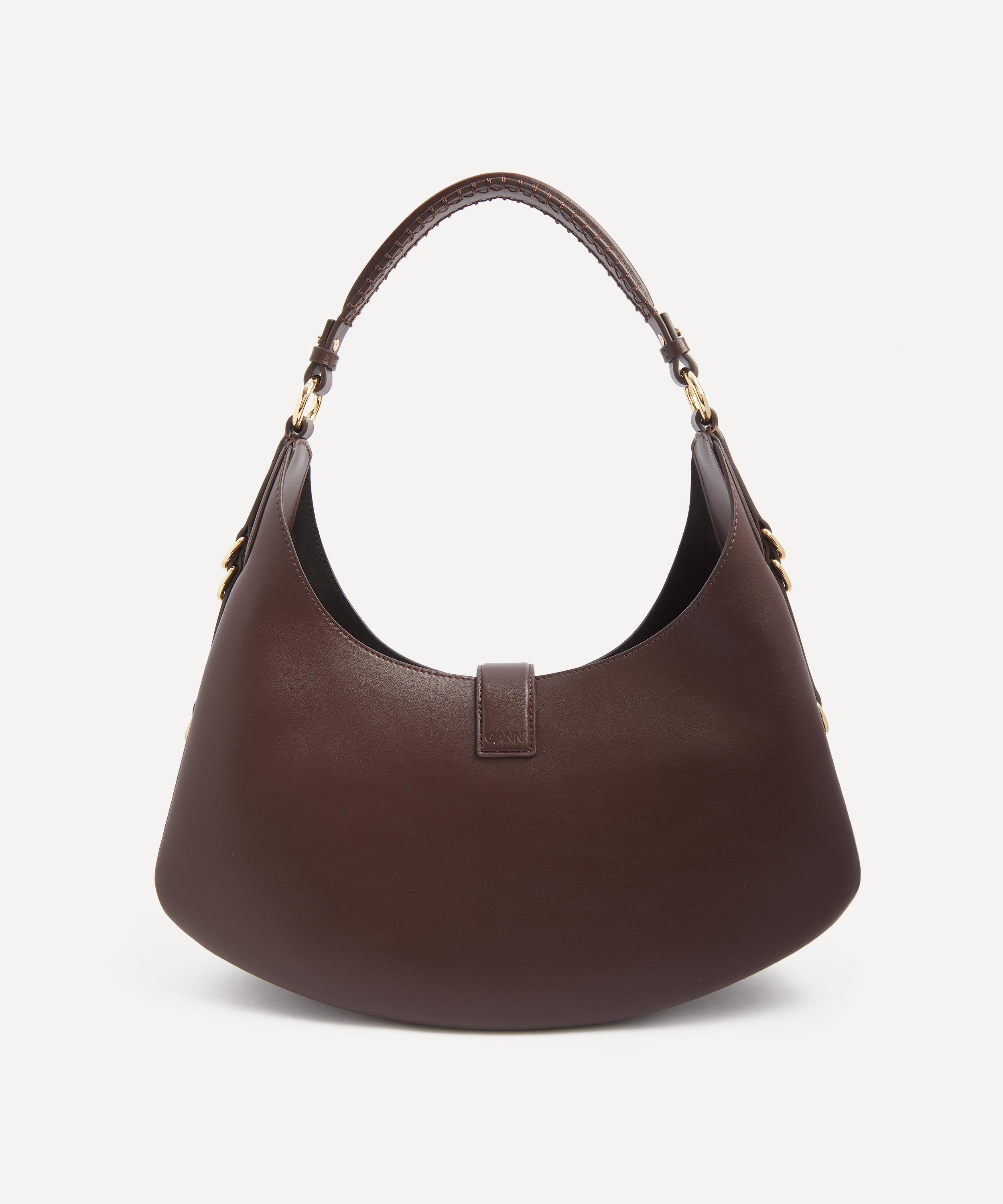 Ganni - Small Kat Chicory Coffee Shoulder Bag image number 3