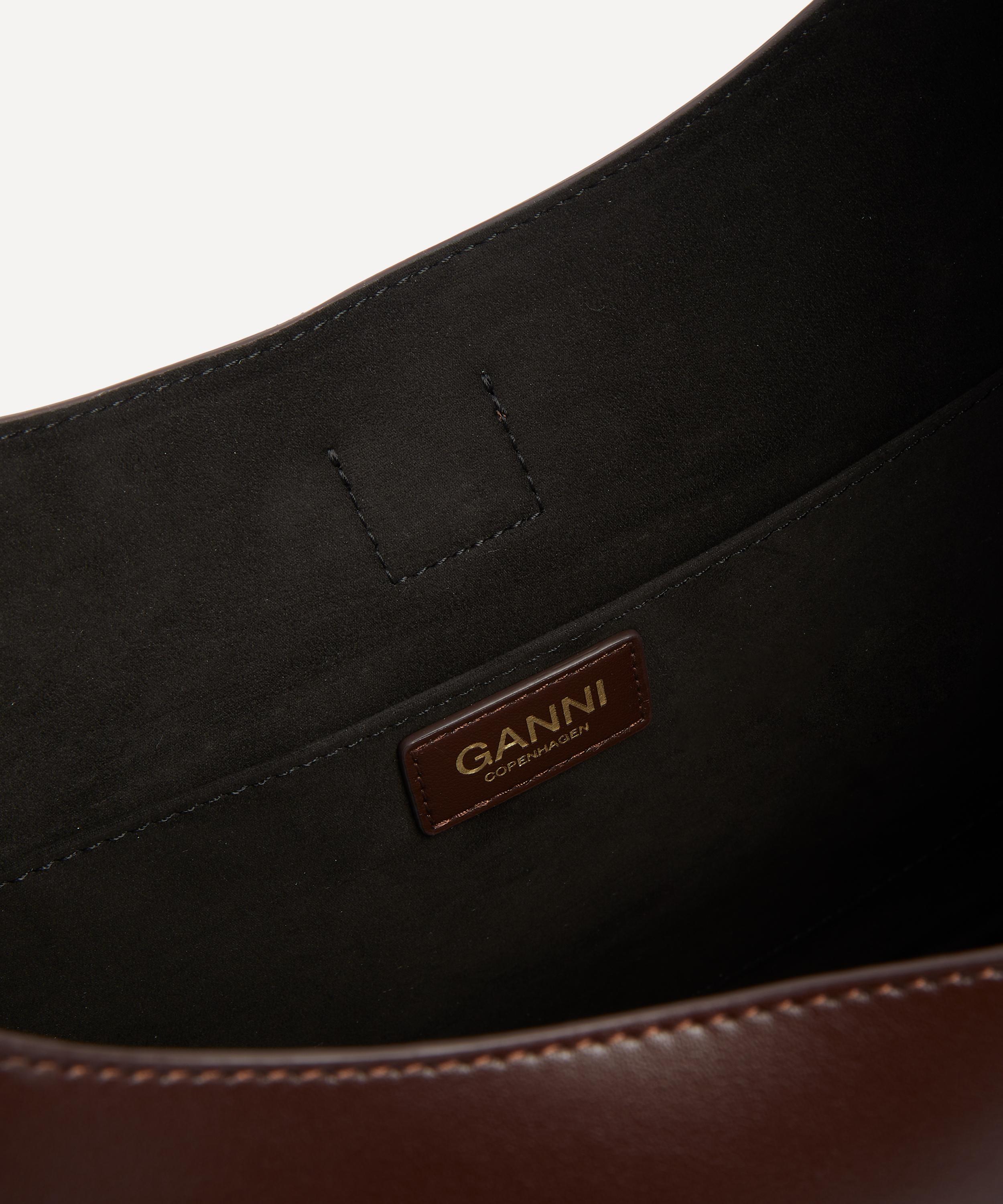 Ganni - Small Kat Chicory Coffee Shoulder Bag image number 5