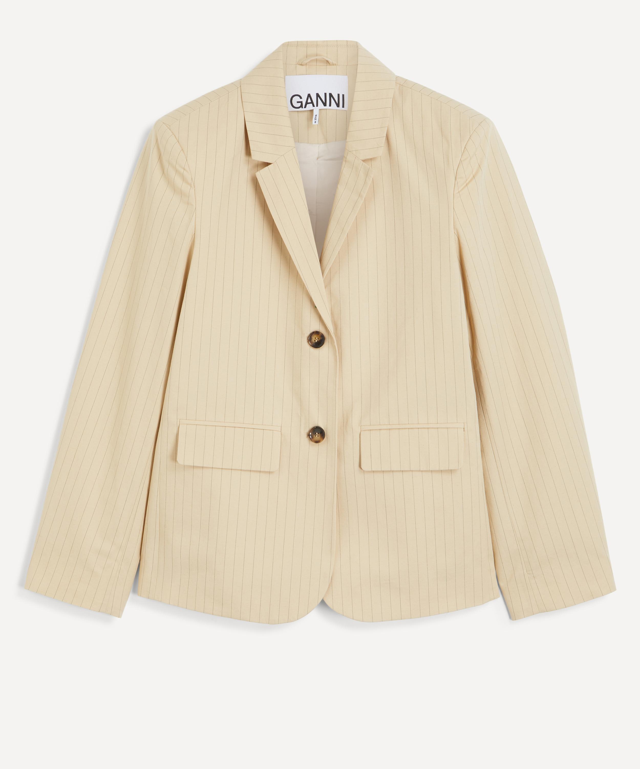 Ganni - Beige Suiting Blazer