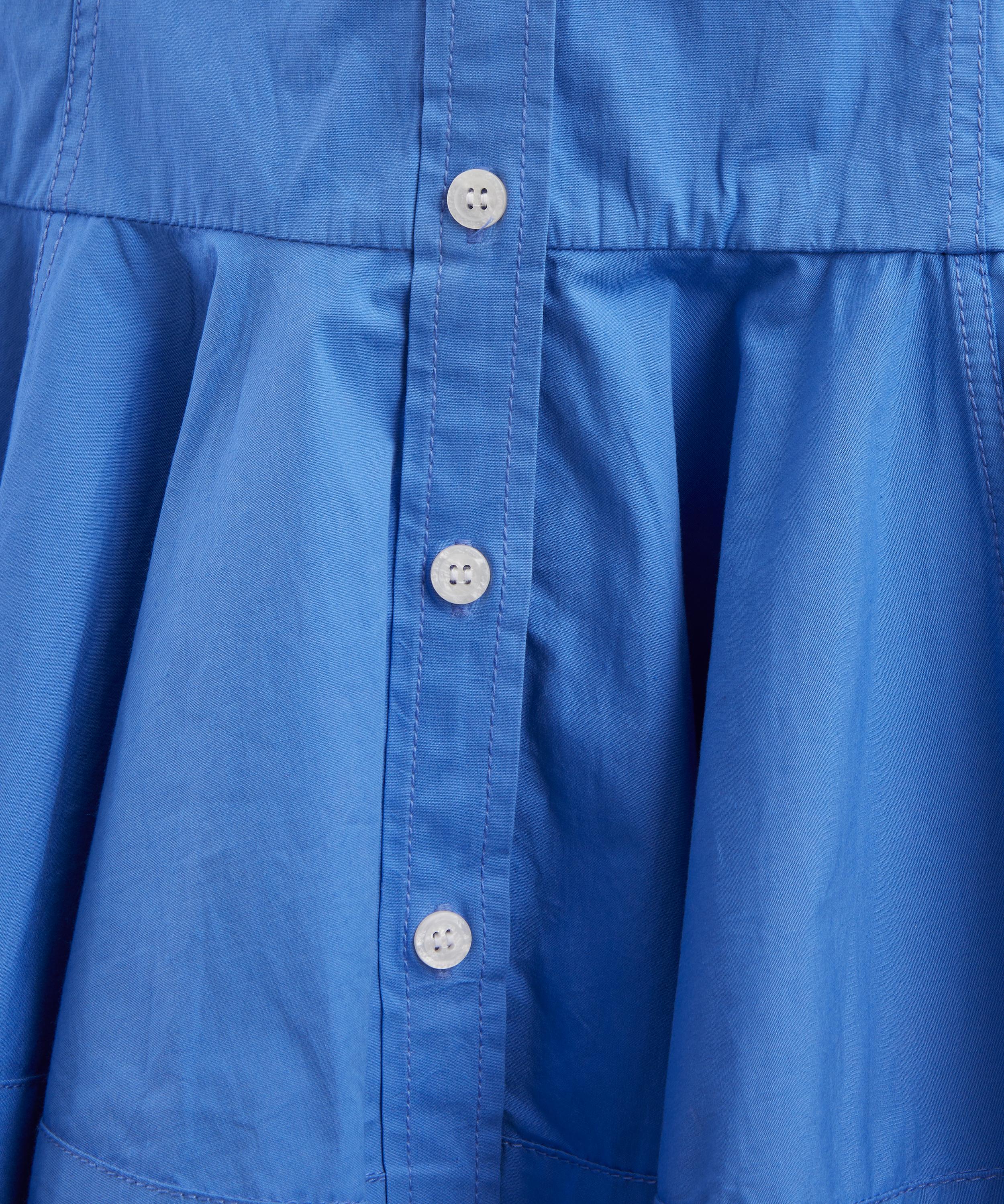 Ganni - Mini Cotton Shirt Dress image number 4