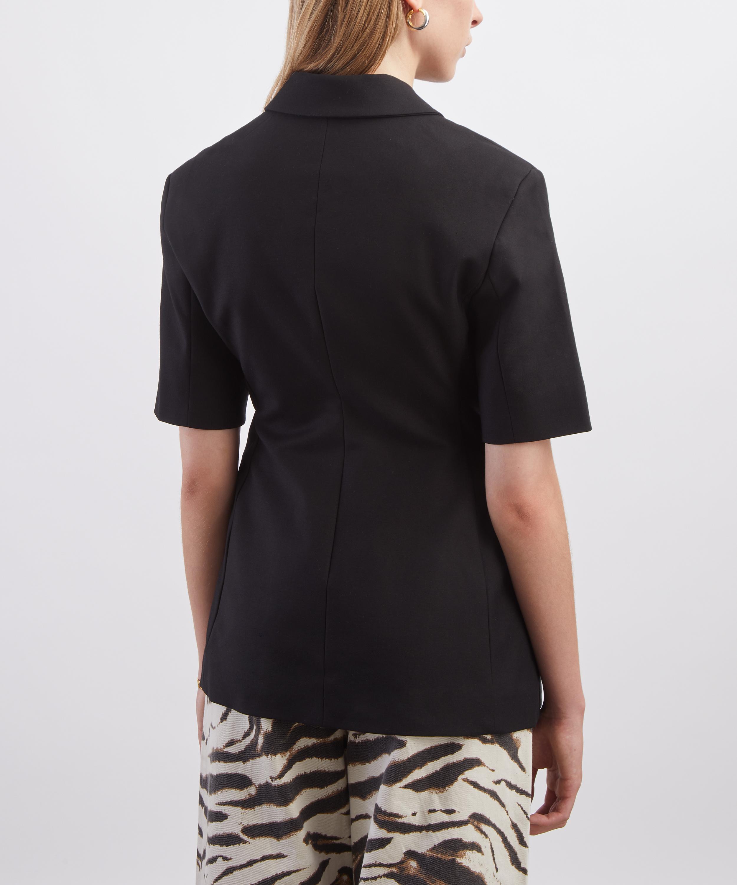 Ganni - Tailored Cotton Blazer image number 3