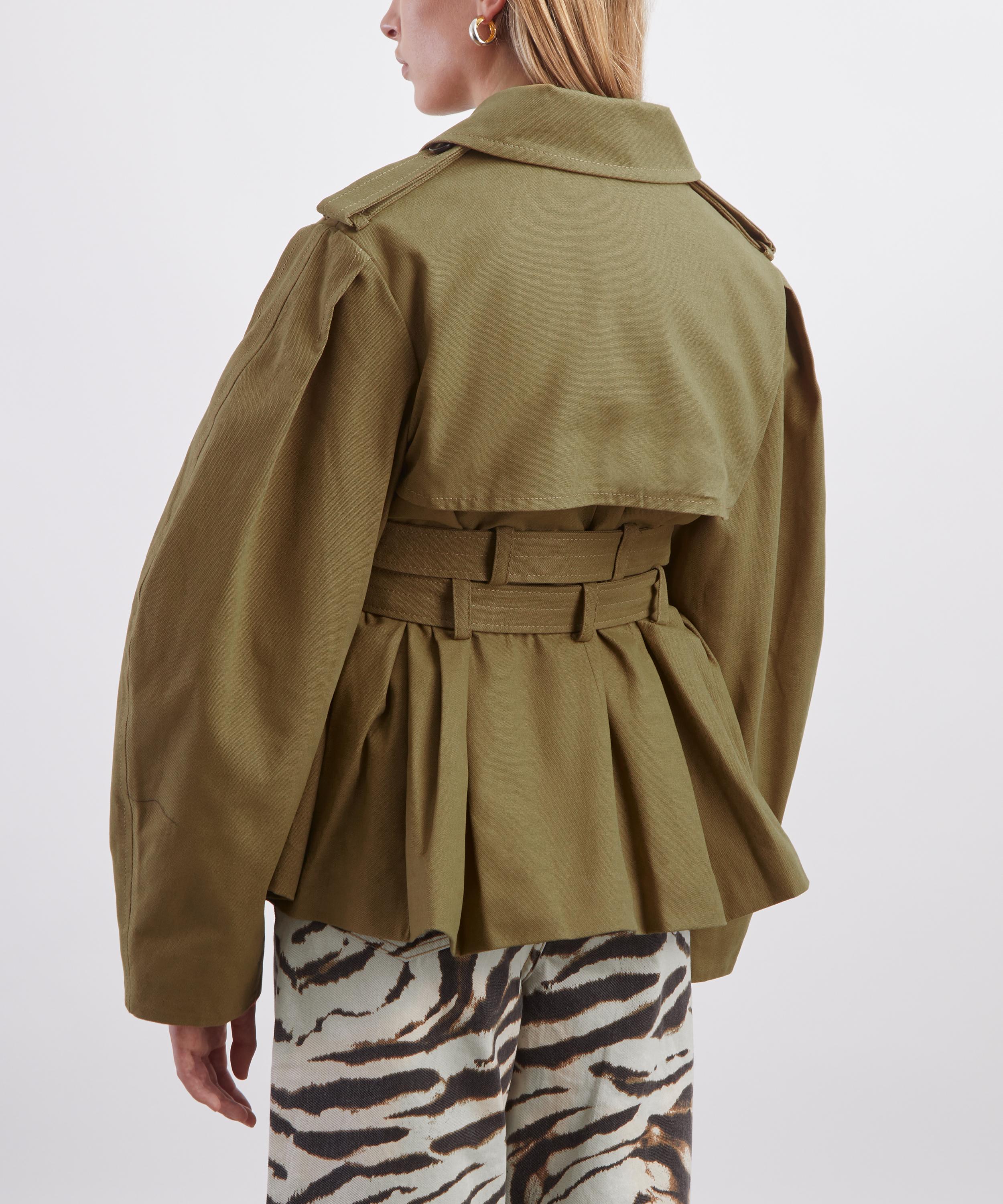 Ganni - Belted Workwear Peplum Jacket image number 3