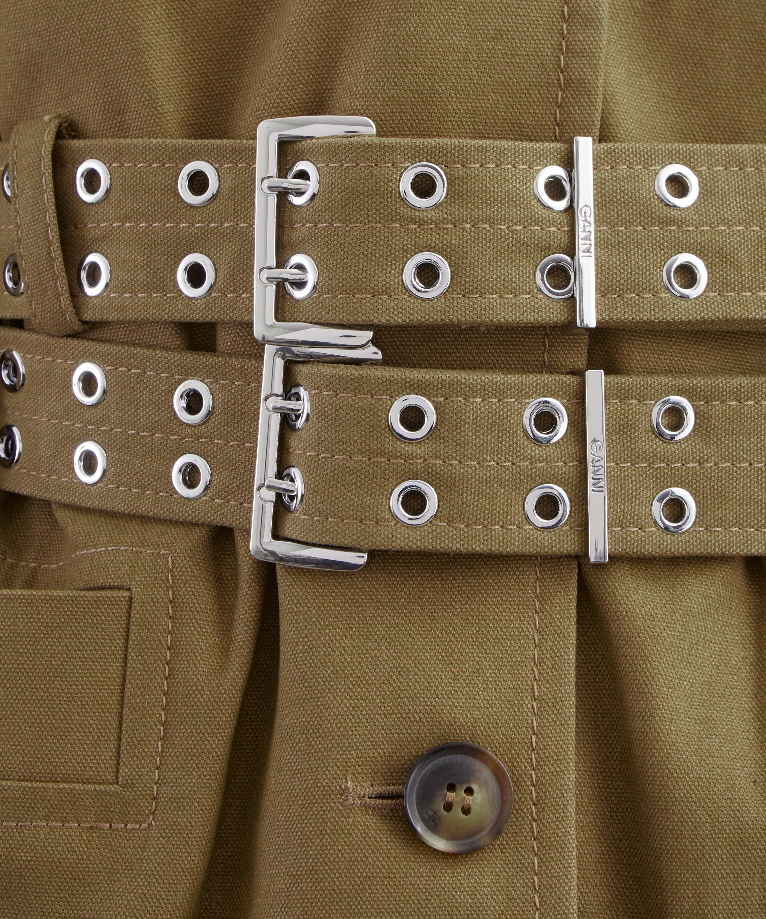 Ganni - Belted Workwear Peplum Jacket image number 4
