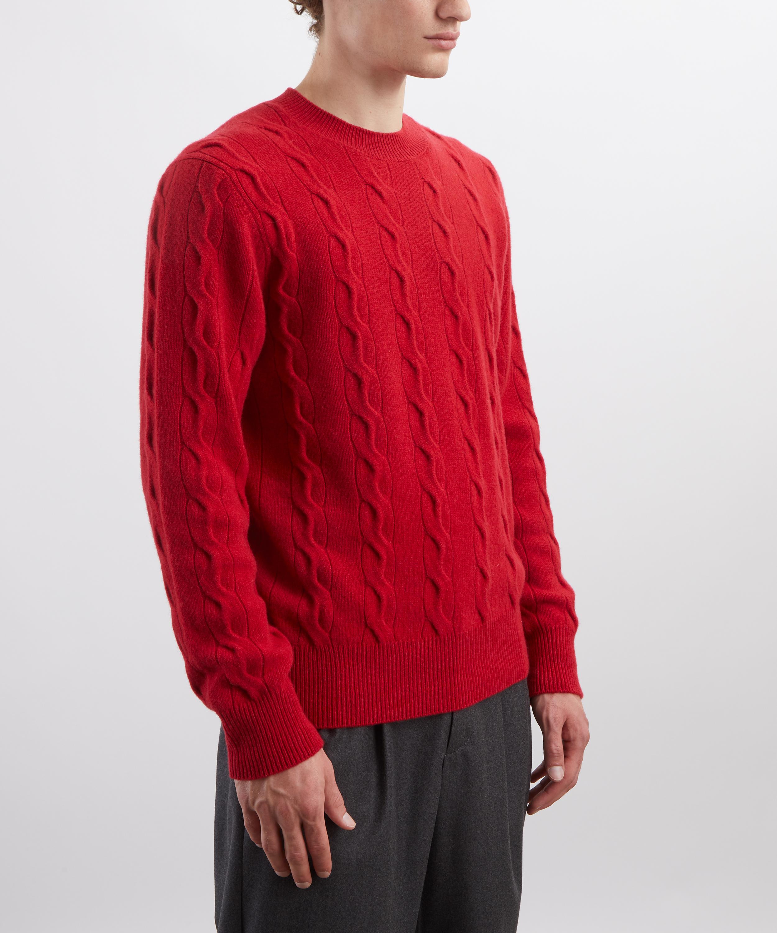 Ami - Tonal Ami de Coeur Cashmere Crewneck Jumper image number 2