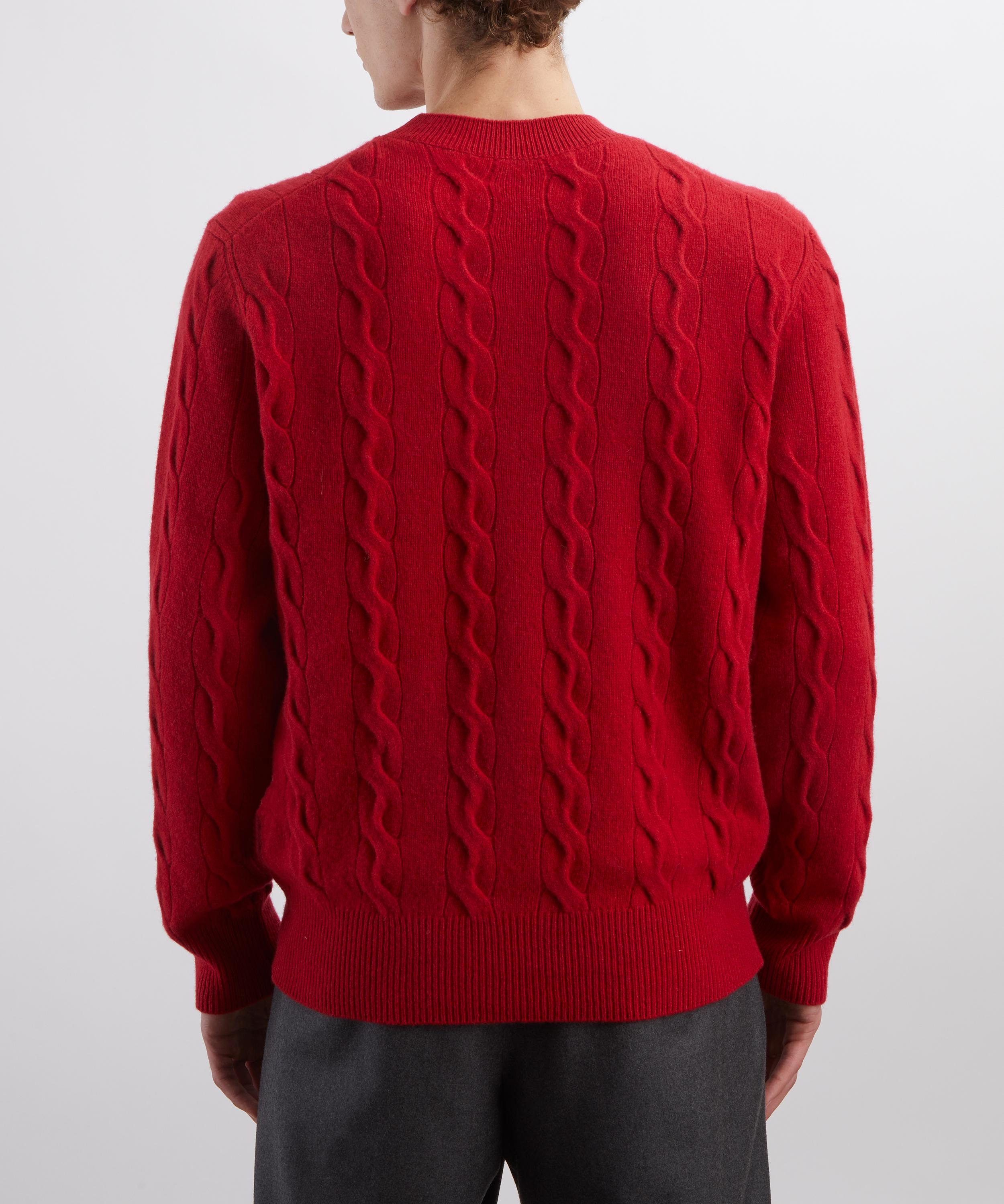 Ami - Tonal Ami de Coeur Cashmere Crewneck Jumper image number 3