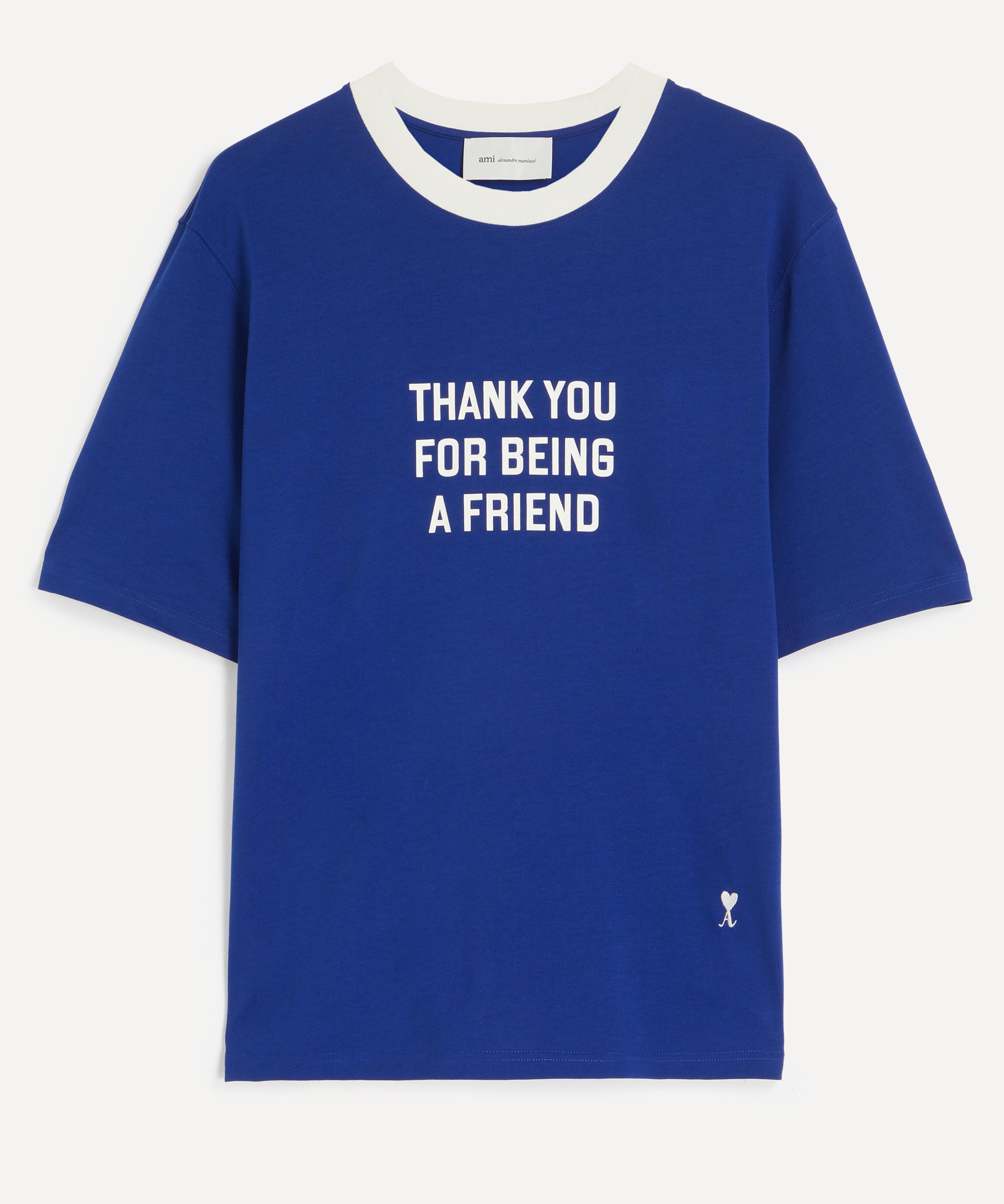 Ami - Friend Print Cotton T-Shirt