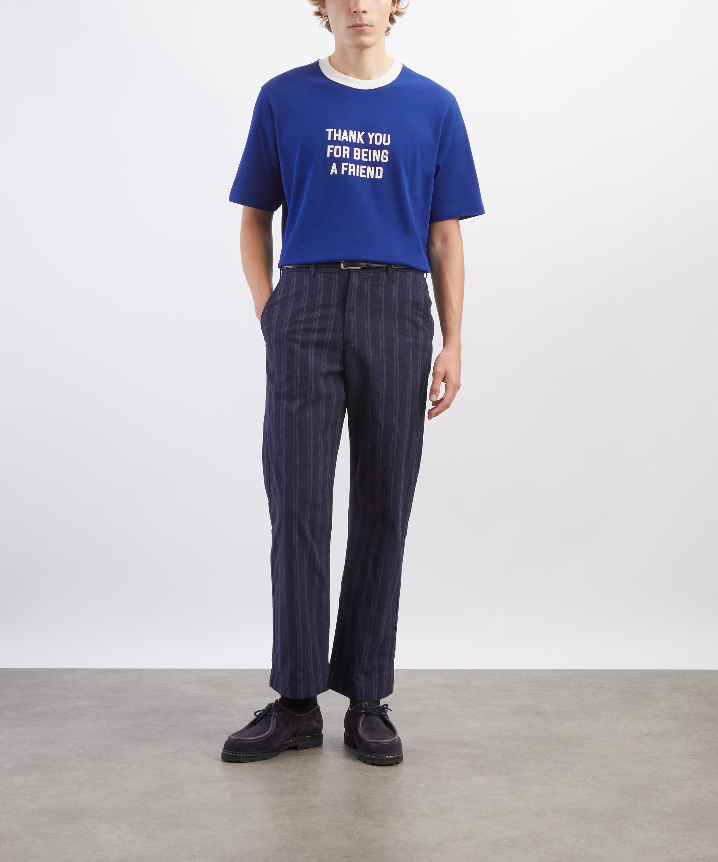 Ami - Friend Print Cotton T-Shirt image number 1