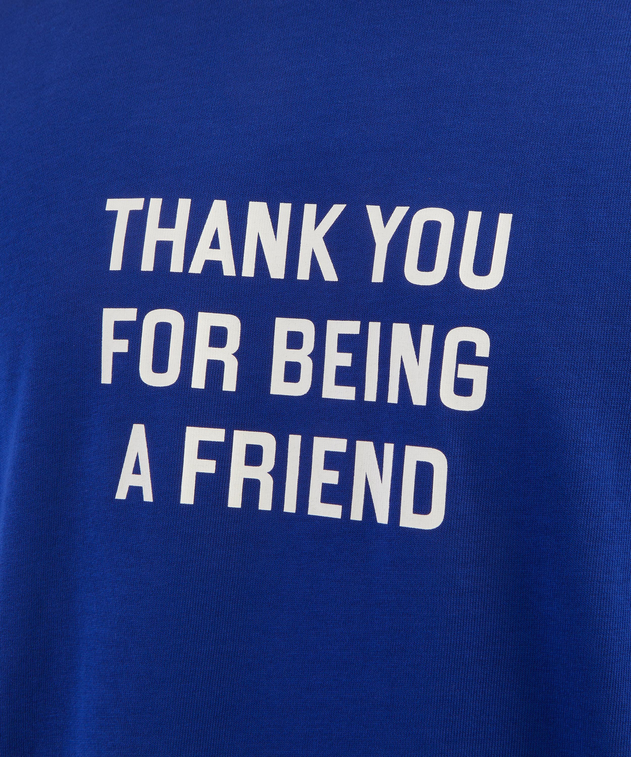 Ami - Friend Print Cotton T-Shirt image number 4