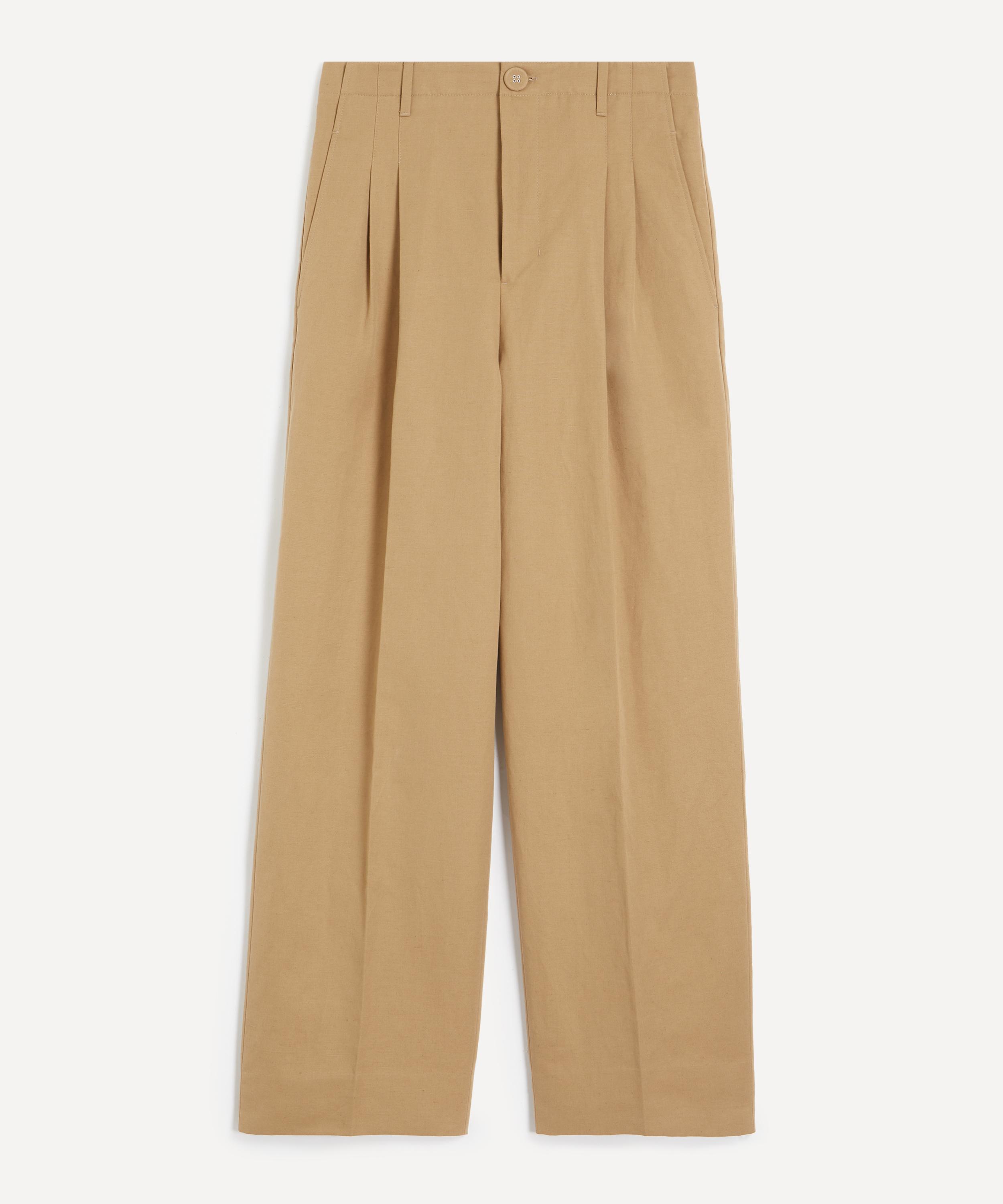 Ami - High-Waisted Carrot-Fit Trousers