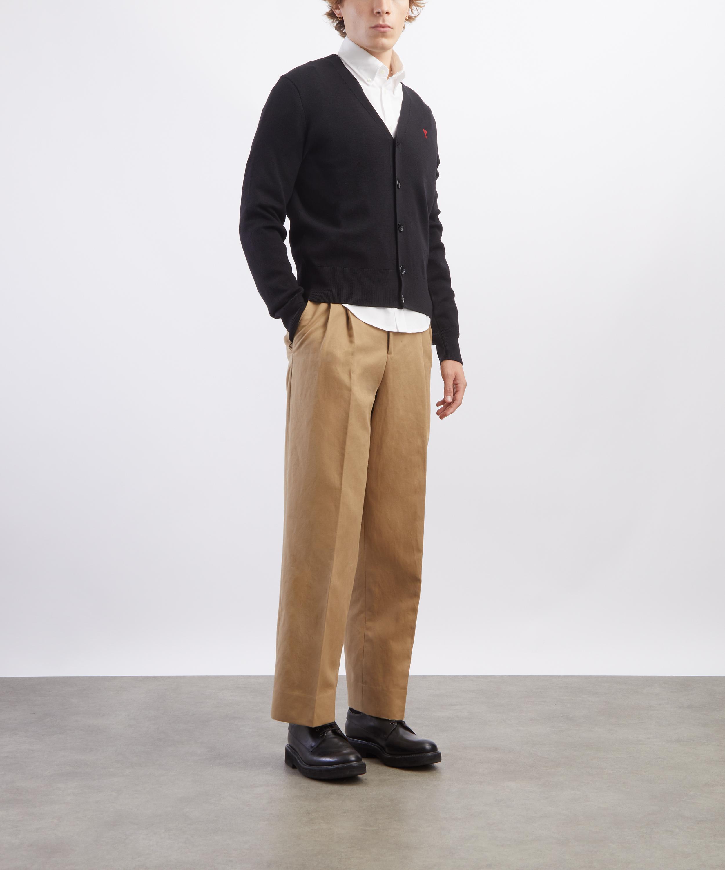 Ami - High-Waisted Carrot-Fit Trousers image number 1