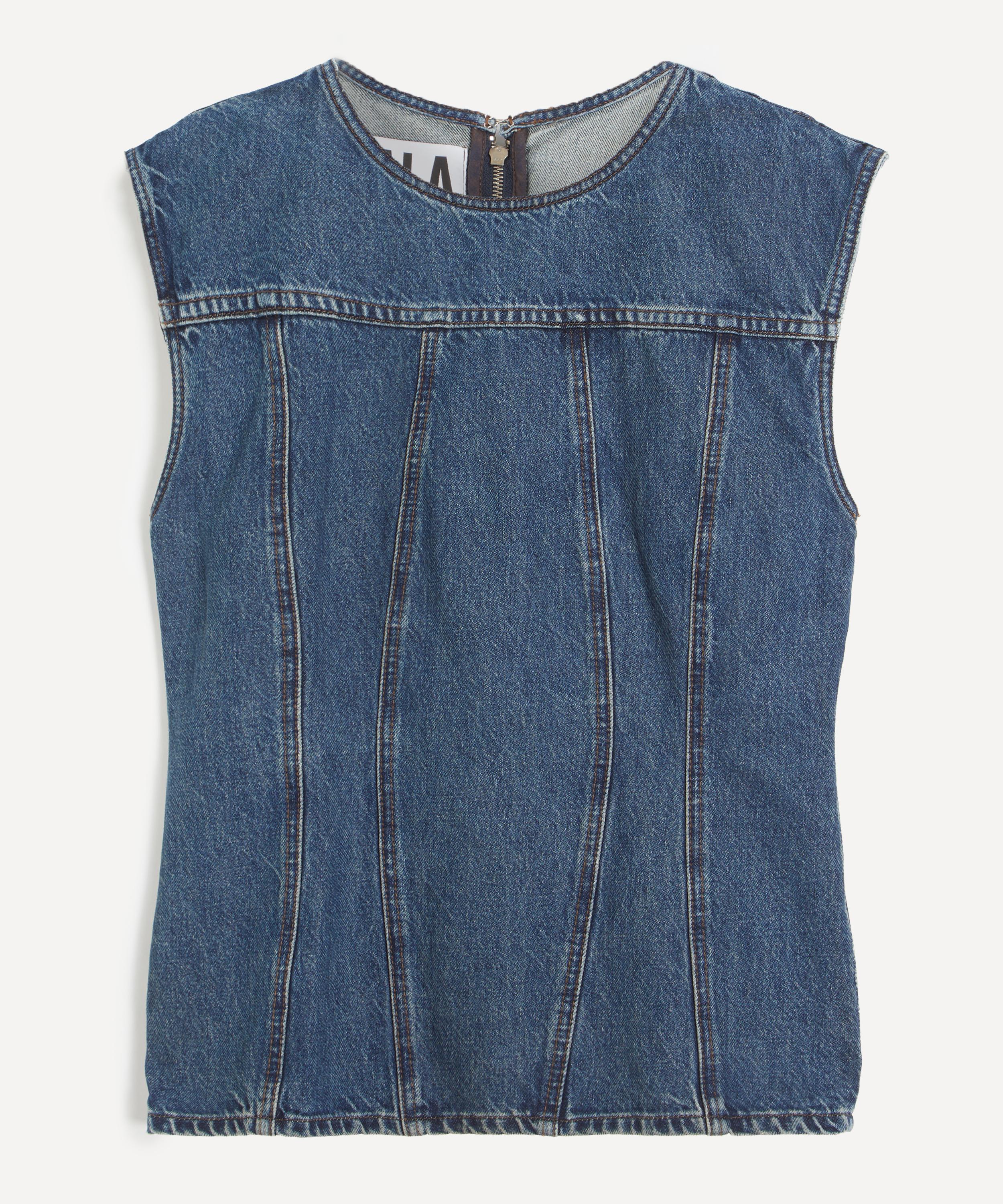 DALA - Closed Back Top in Archive Blue