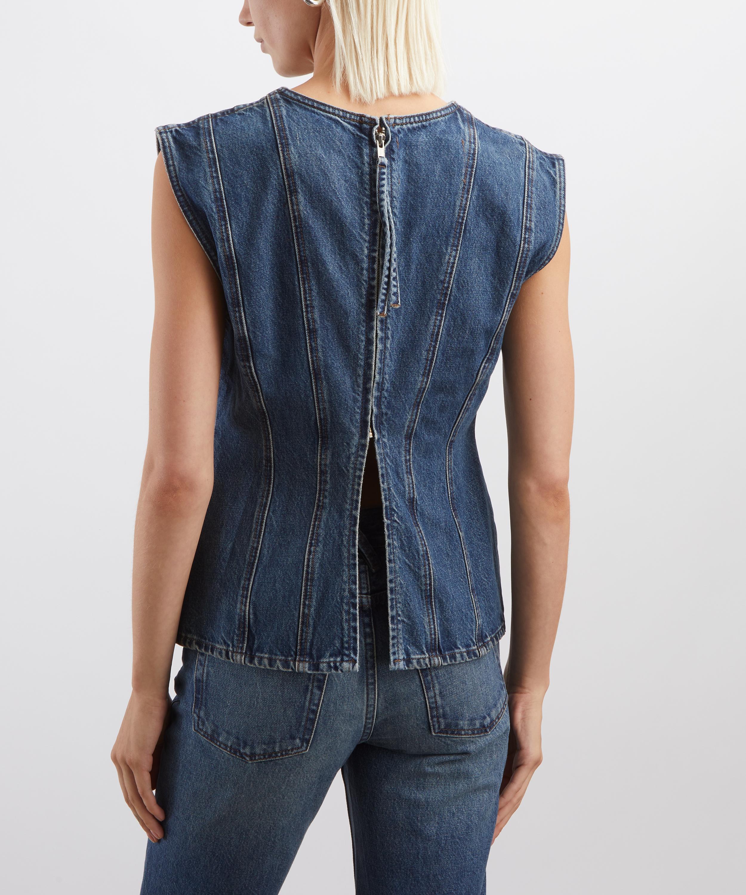 DALA - Closed Back Top in Archive Blue image number 3