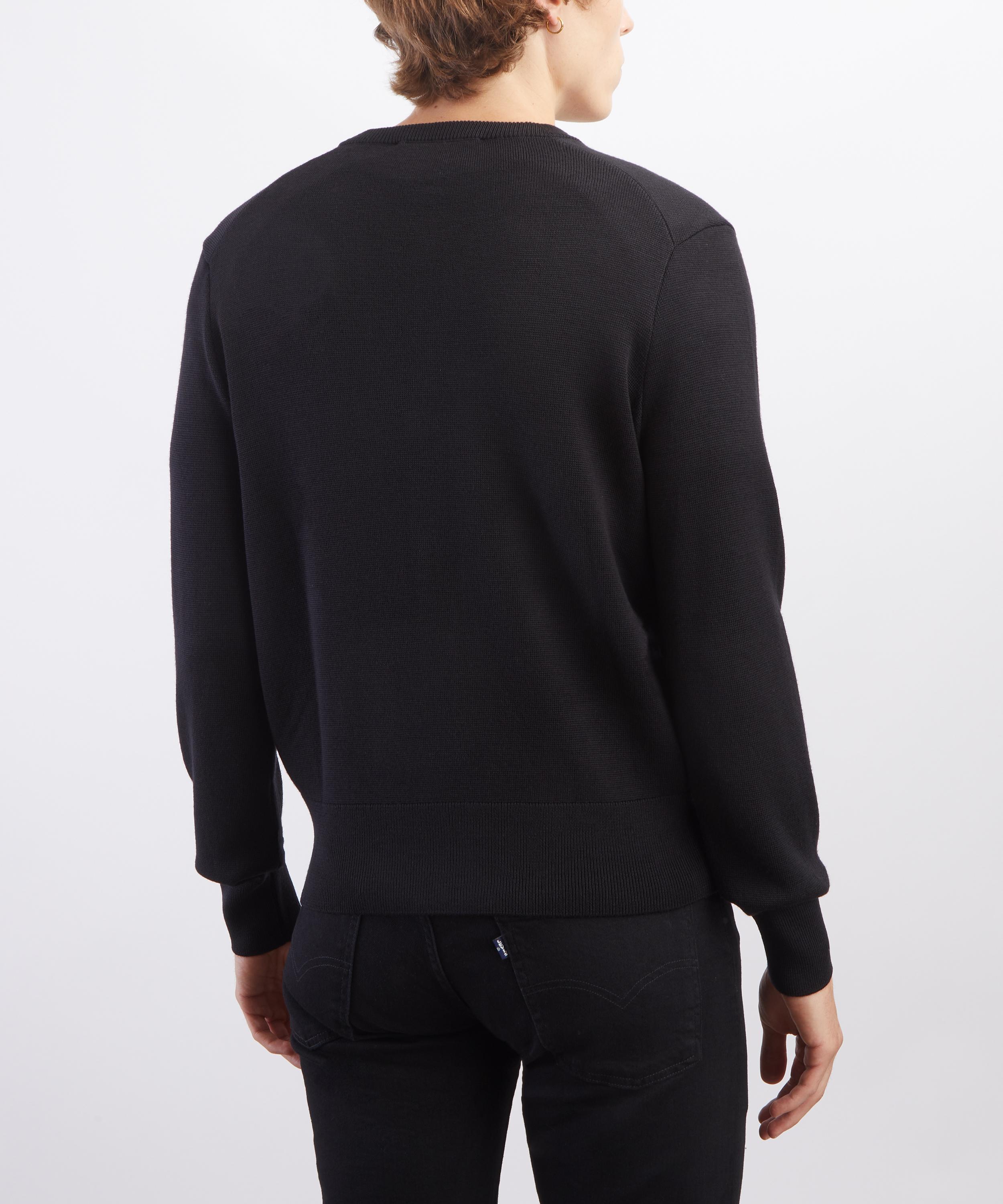 Ami - V-Neck Embroidered Wool Cardigan image number 3
