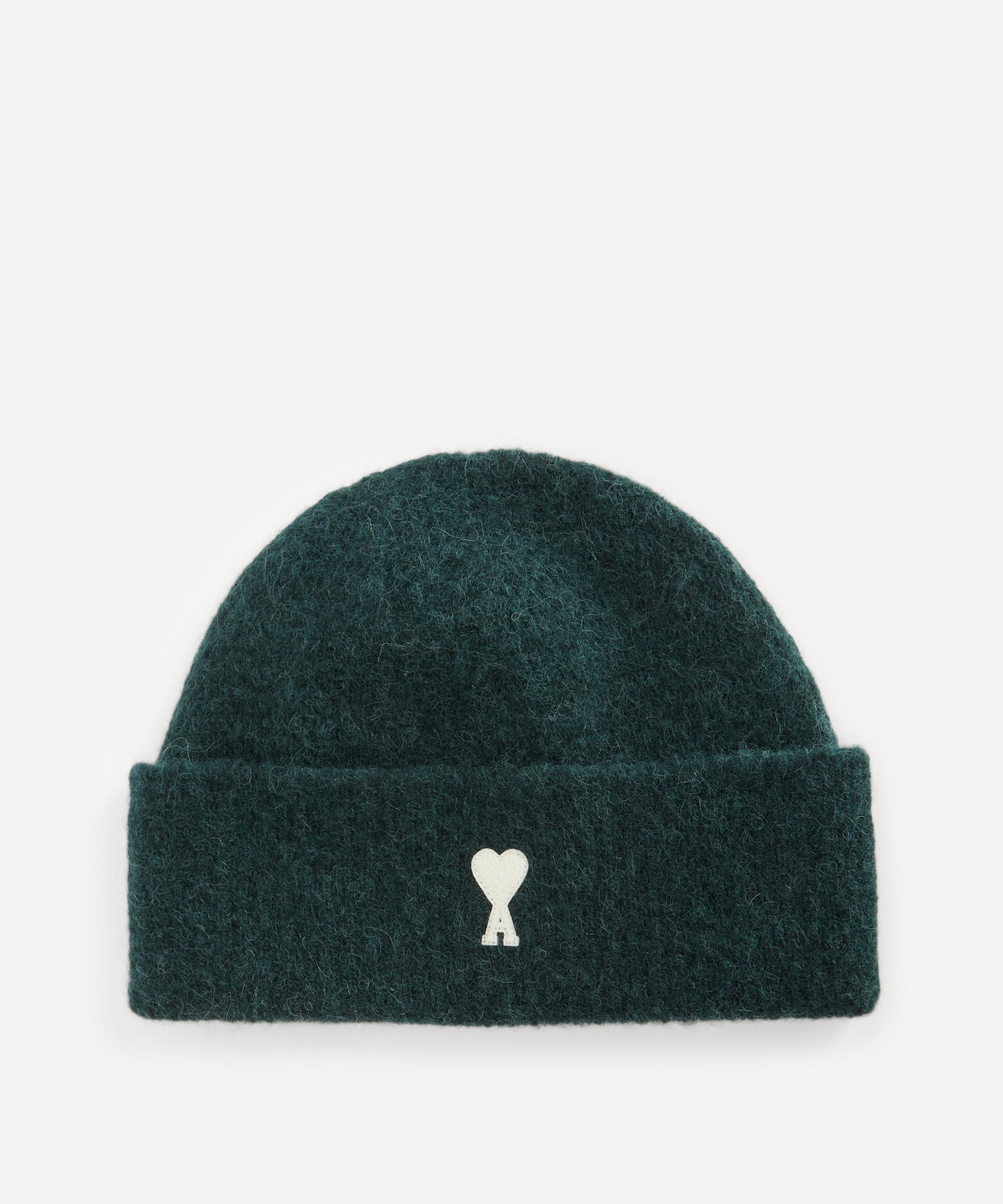 Ami - Embroidered Alpaca-Blend Beanie Hat image number 0