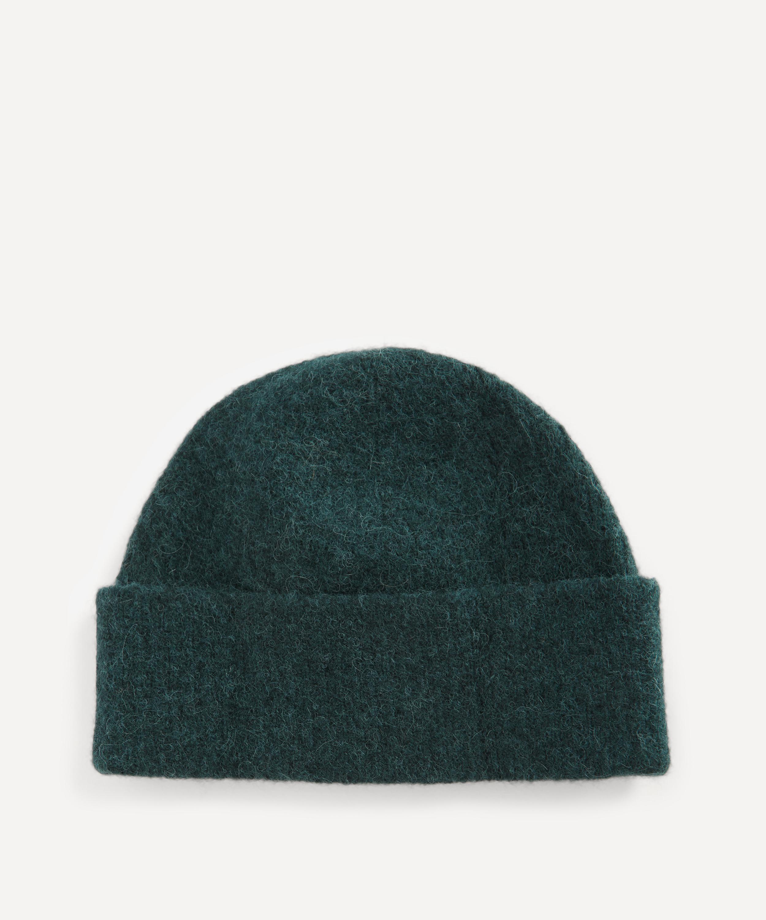Ami - Embroidered Alpaca-Blend Beanie Hat image number 1