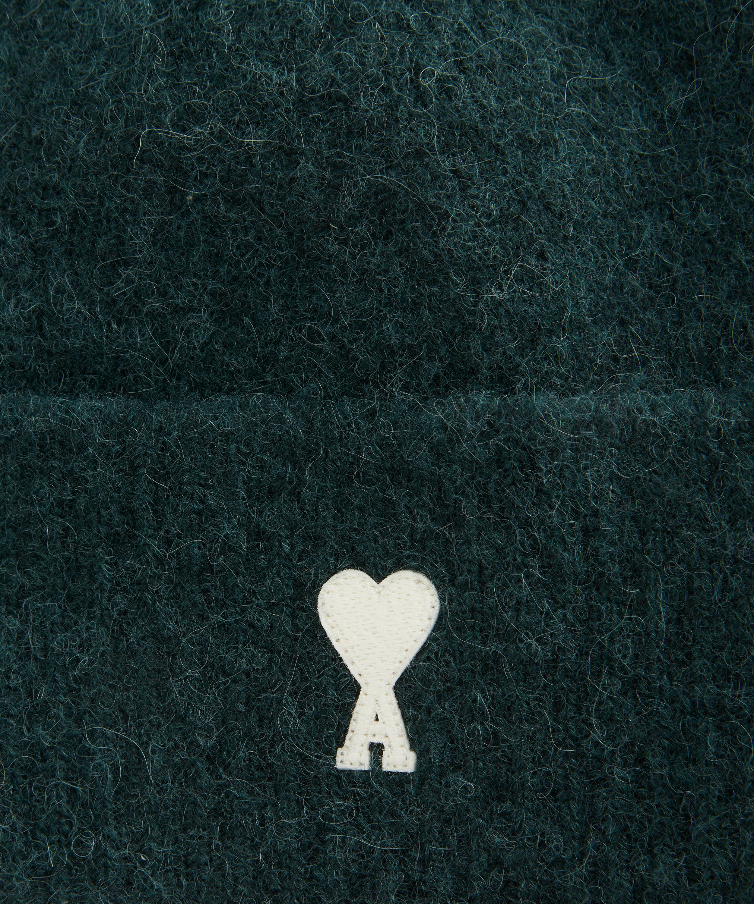 Ami - Embroidered Alpaca-Blend Beanie Hat image number 2