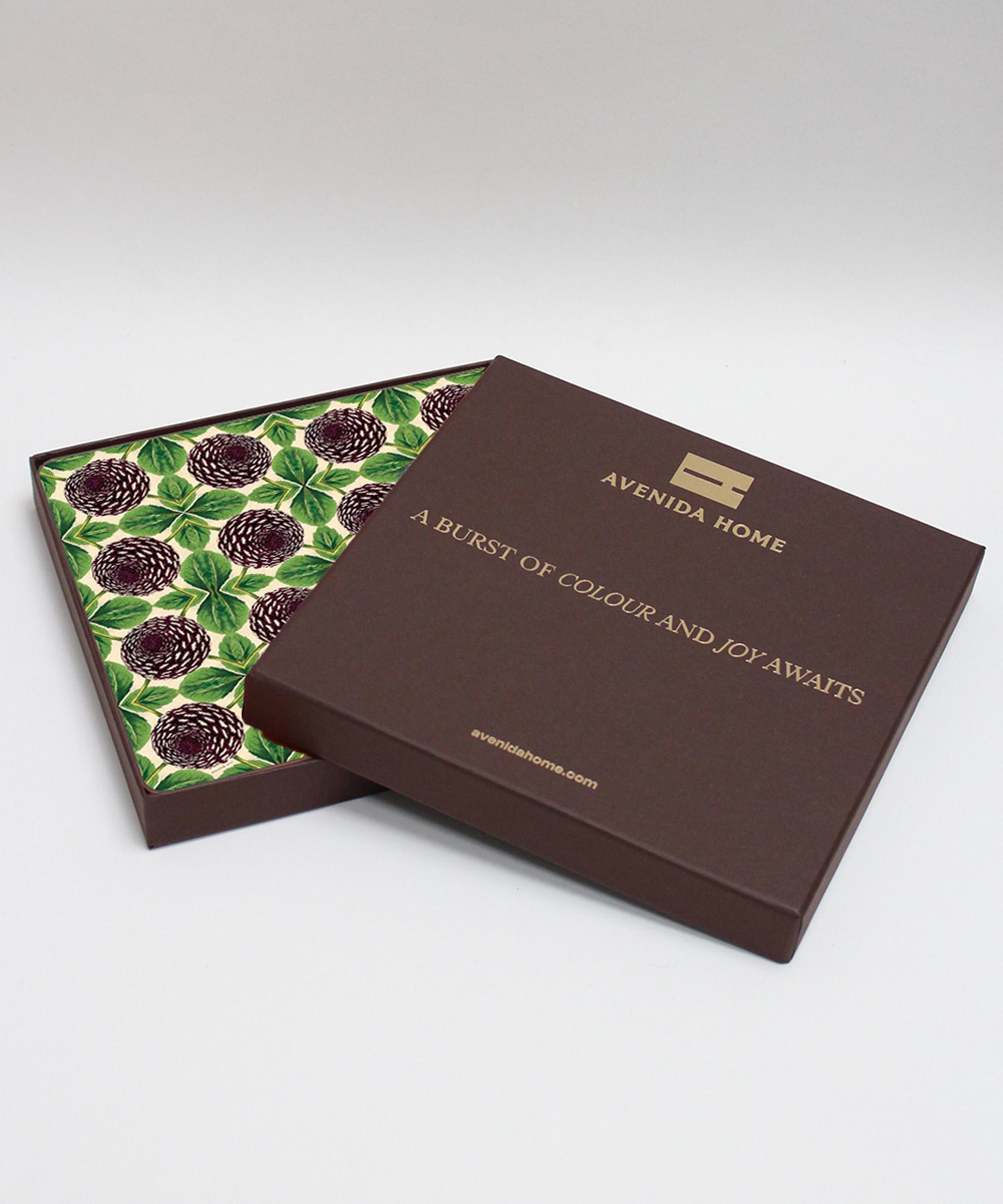 Avenida Home - Purple Dahlia Placemats Set of Four image number 1