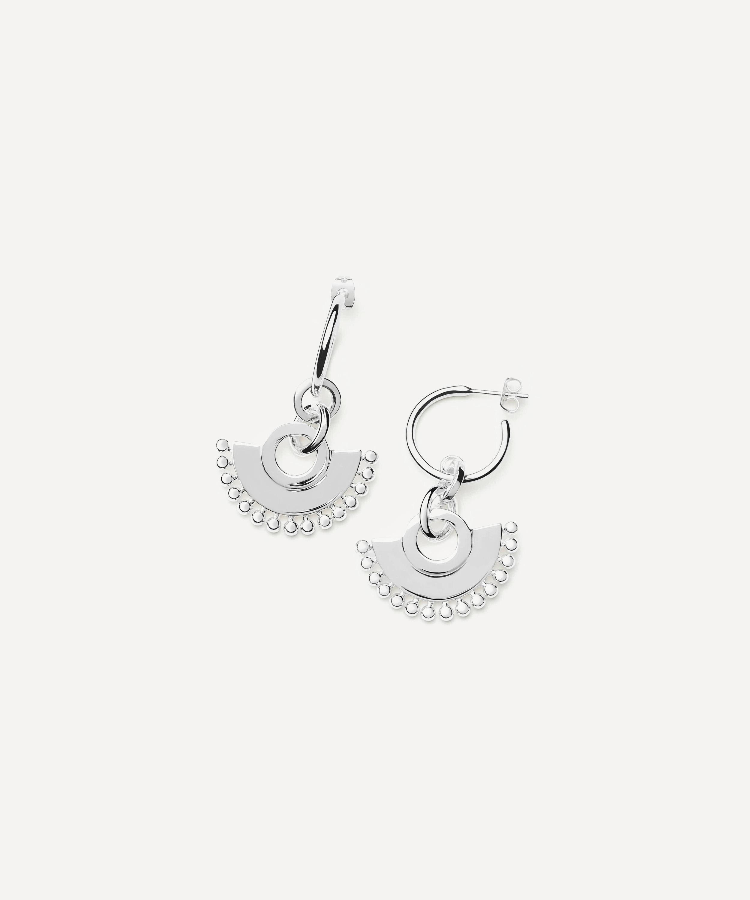 Missoma - Silver-Plated Zenyu Chandelier Hoop Earrings image number 0