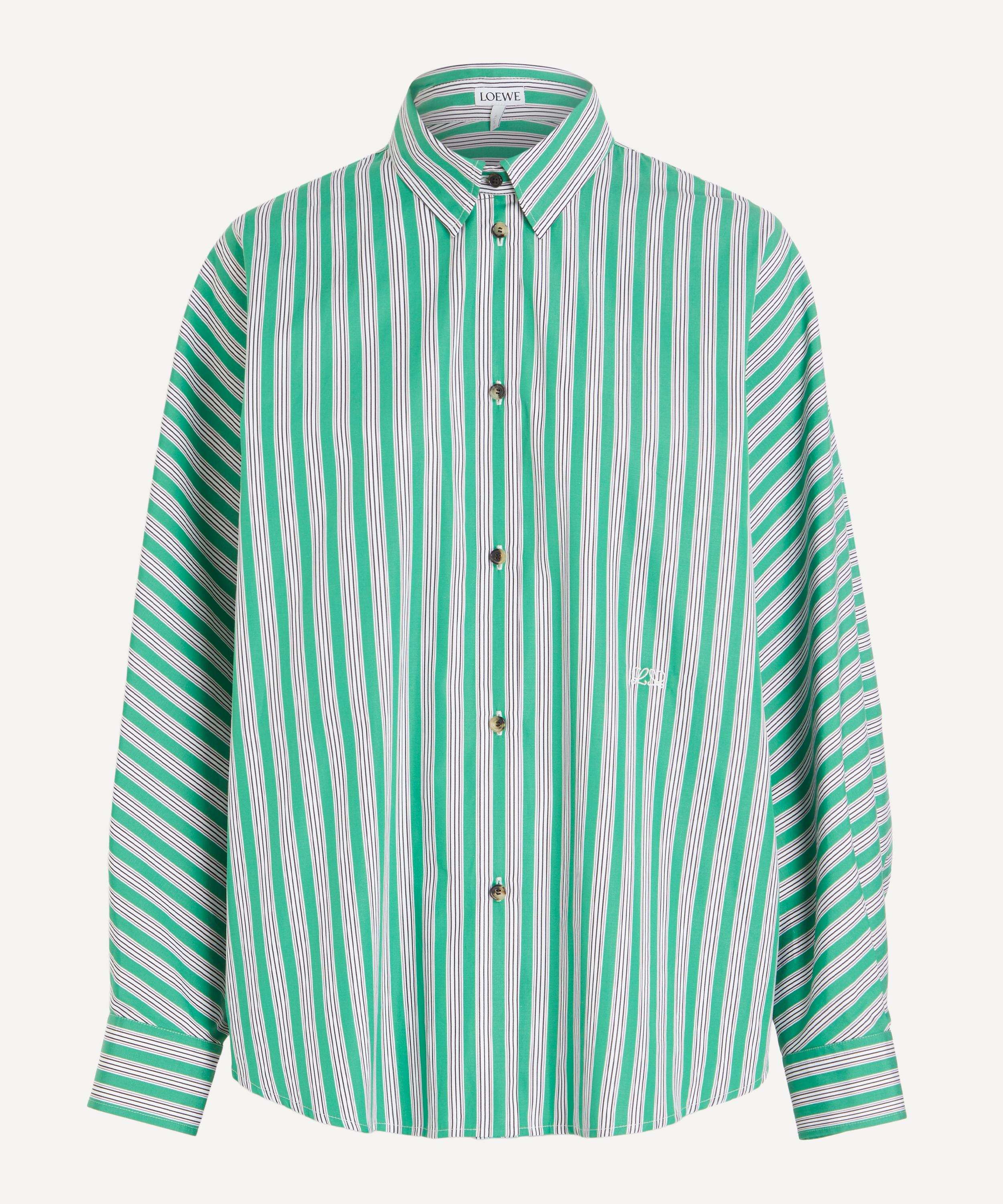 Loewe - Green Striped Shirt