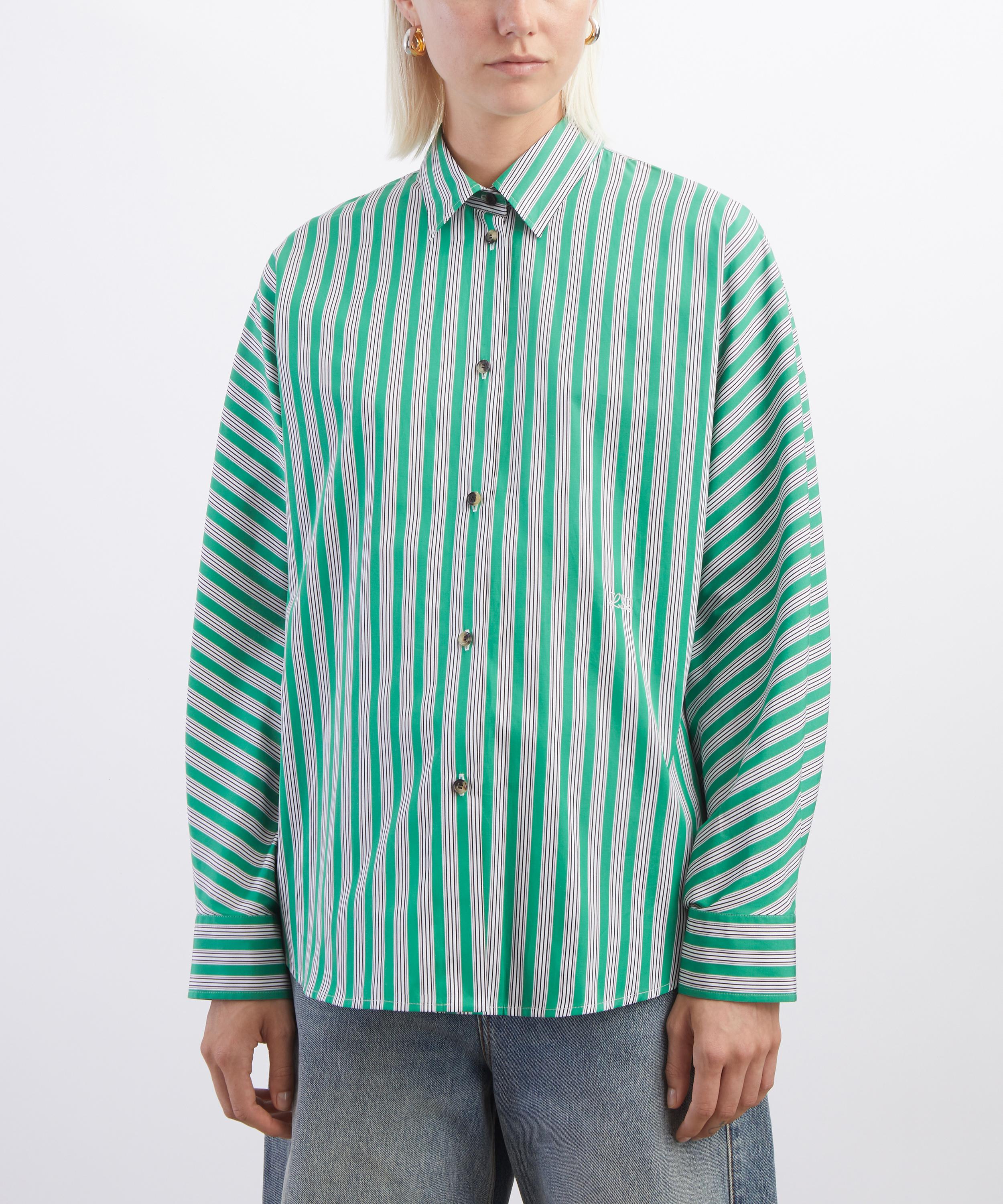 Loewe - Green Striped Shirt image number 2