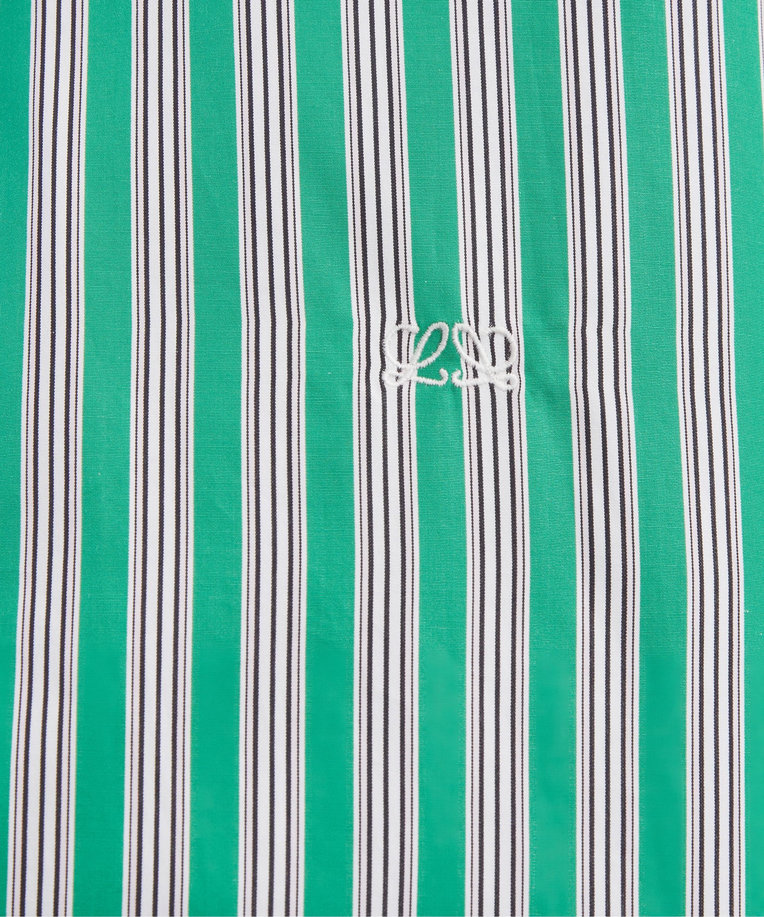 Loewe - Green Striped Shirt image number 4