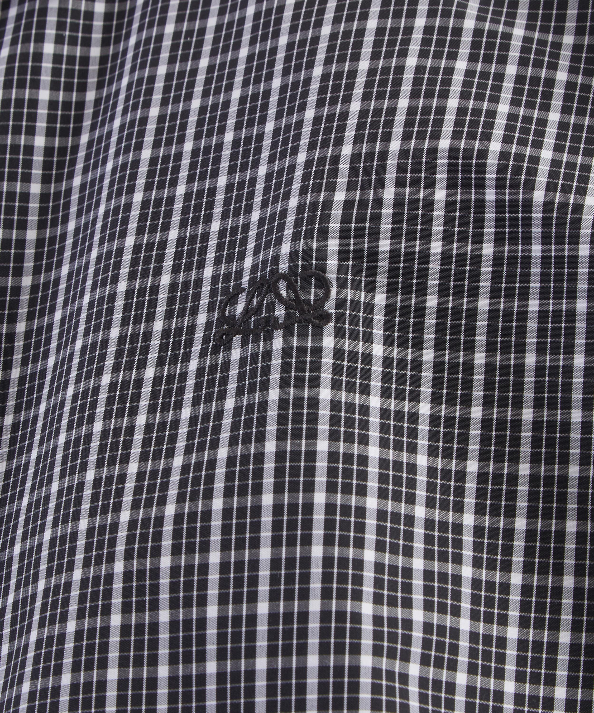 Loewe - Short-Sleeve Checked Trapeze Shirt image number 4