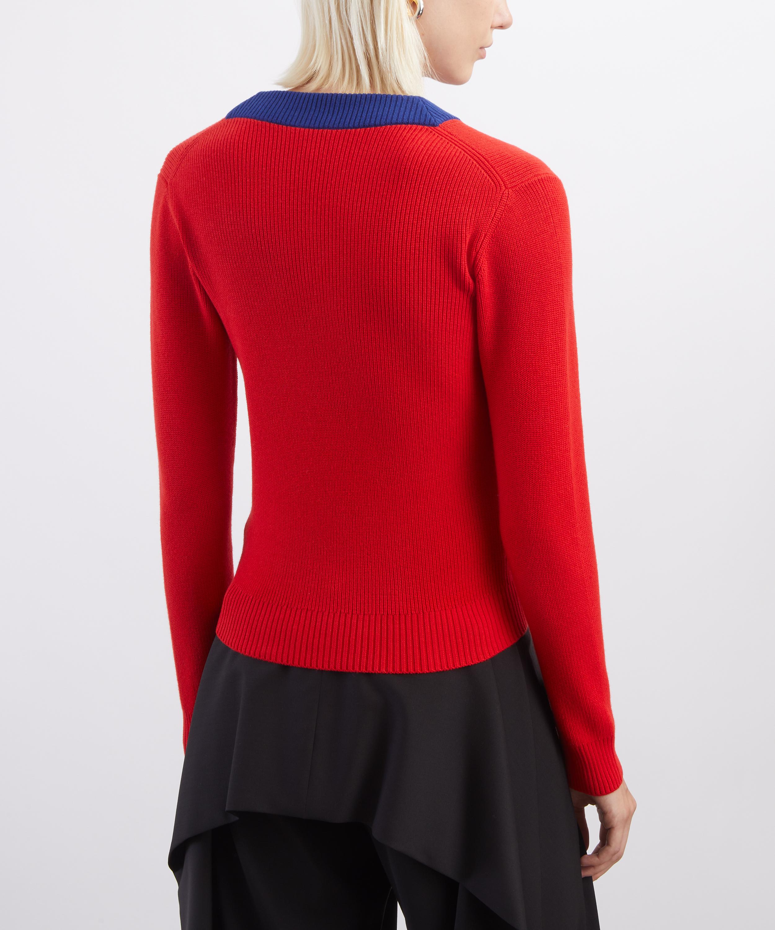 Loewe - Red-Blue Cotton-Wool Jumper image number 3