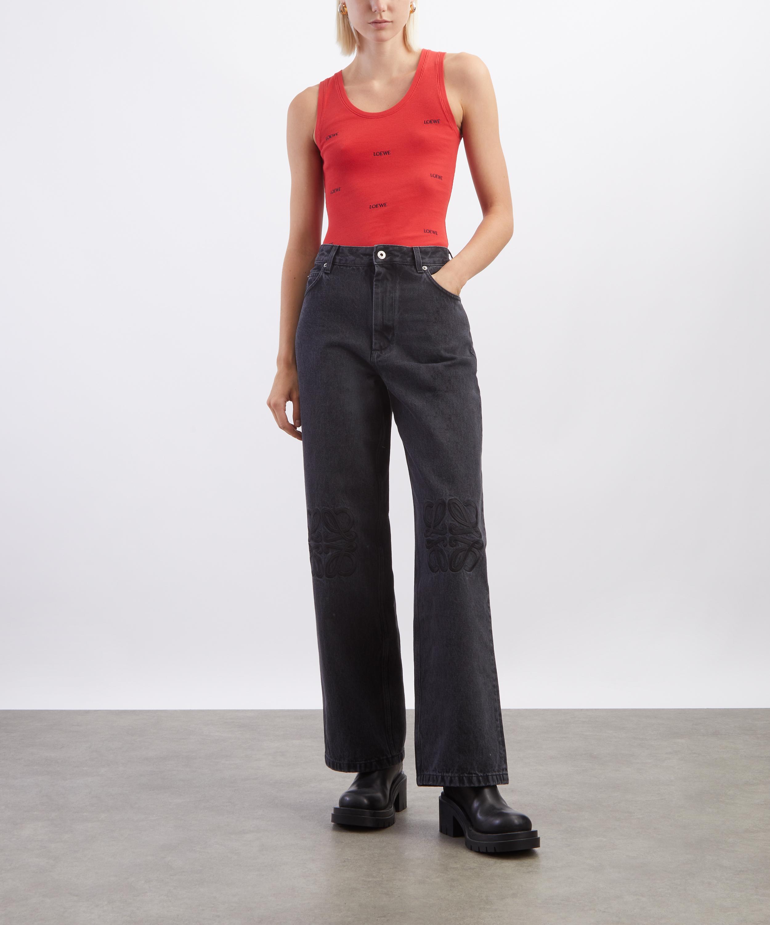 Loewe - LOEWE Embroidered Stretch-Cotton Tank-Top&nbsp; image number 1