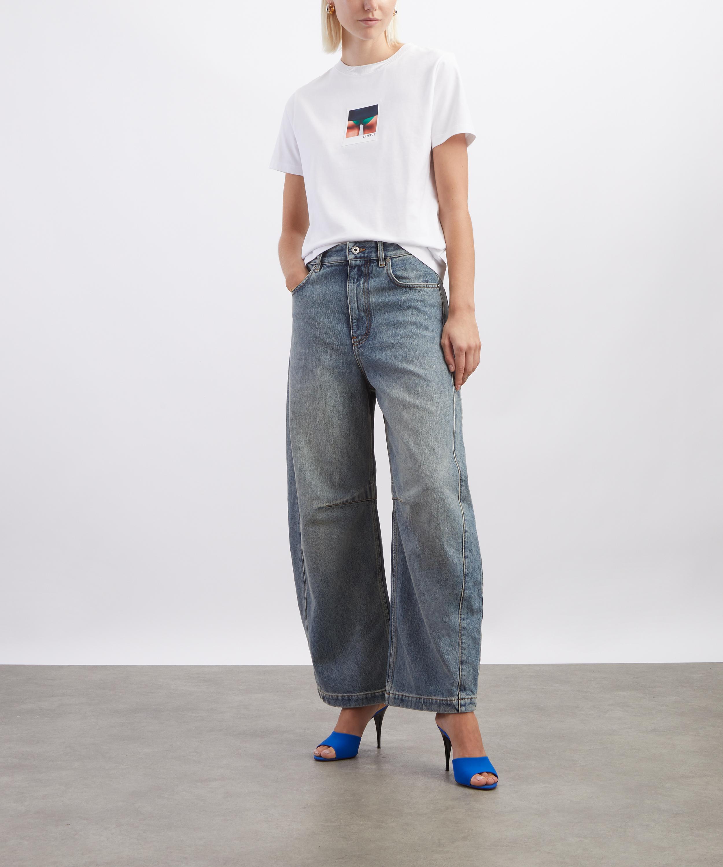 Loewe - White Regular Fit Polaroid T-Shirt image number 1