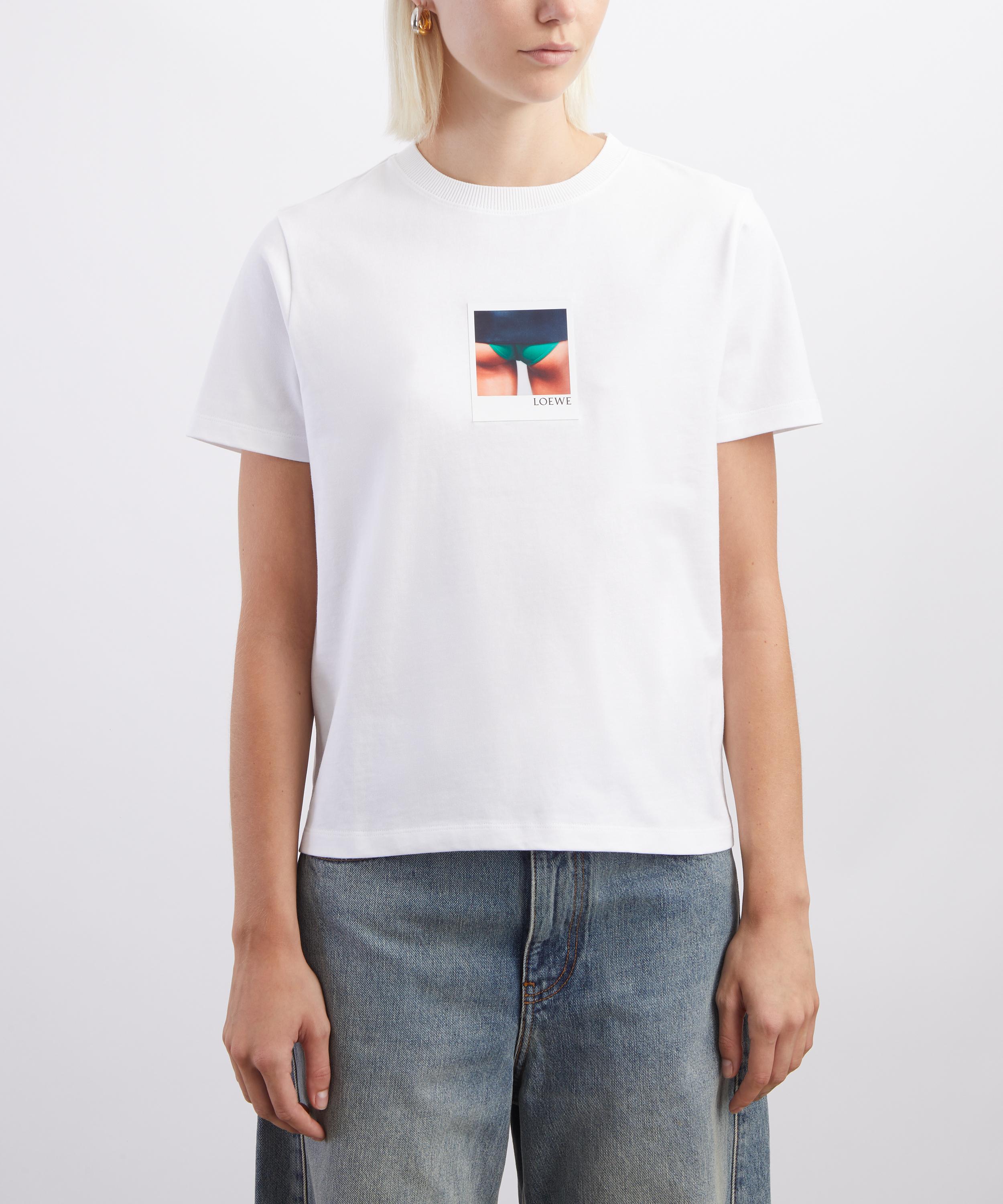 Loewe - White Regular Fit Polaroid T-Shirt image number 2