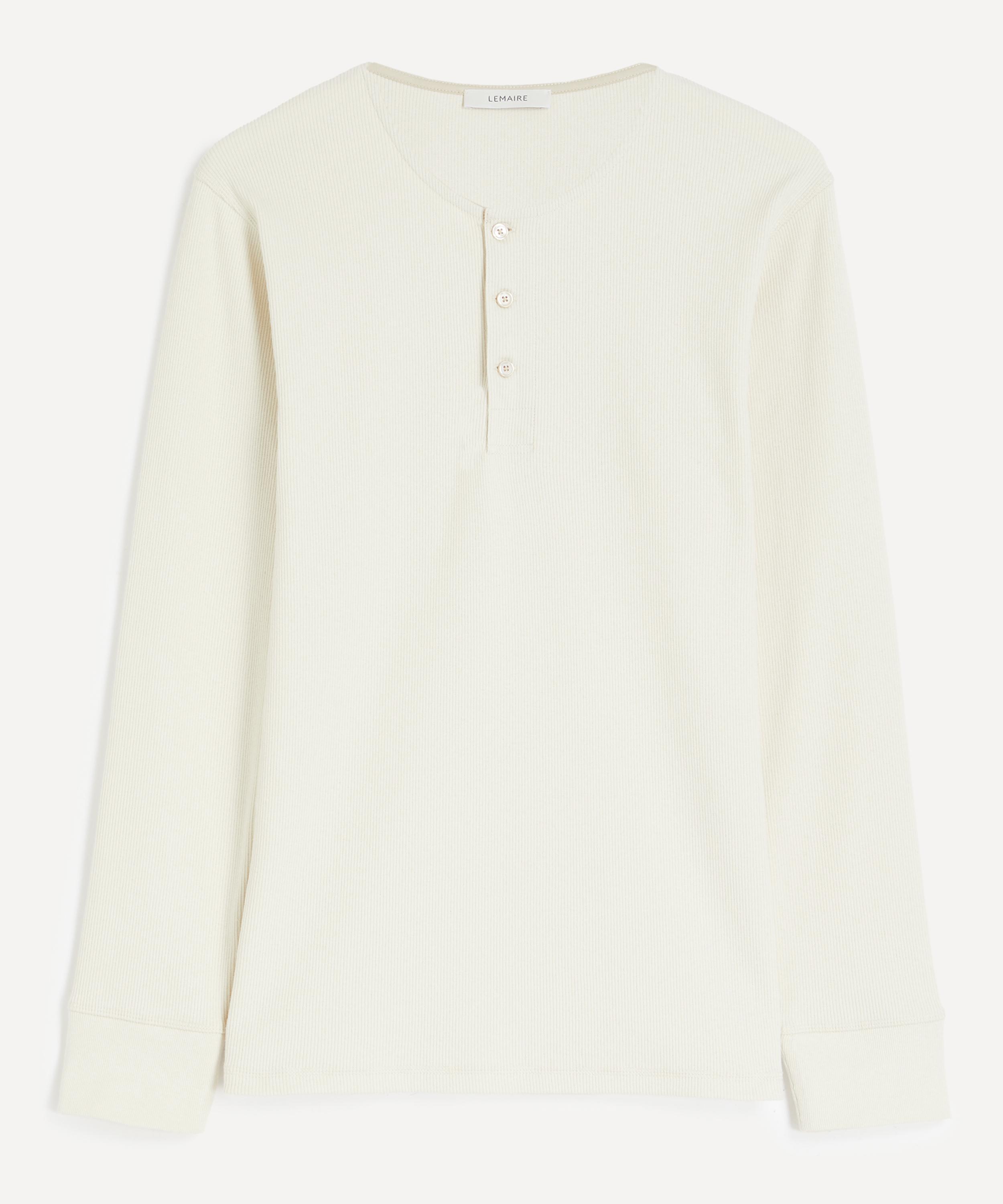 Lemaire - Long-Sleeve Henley T-Shirt