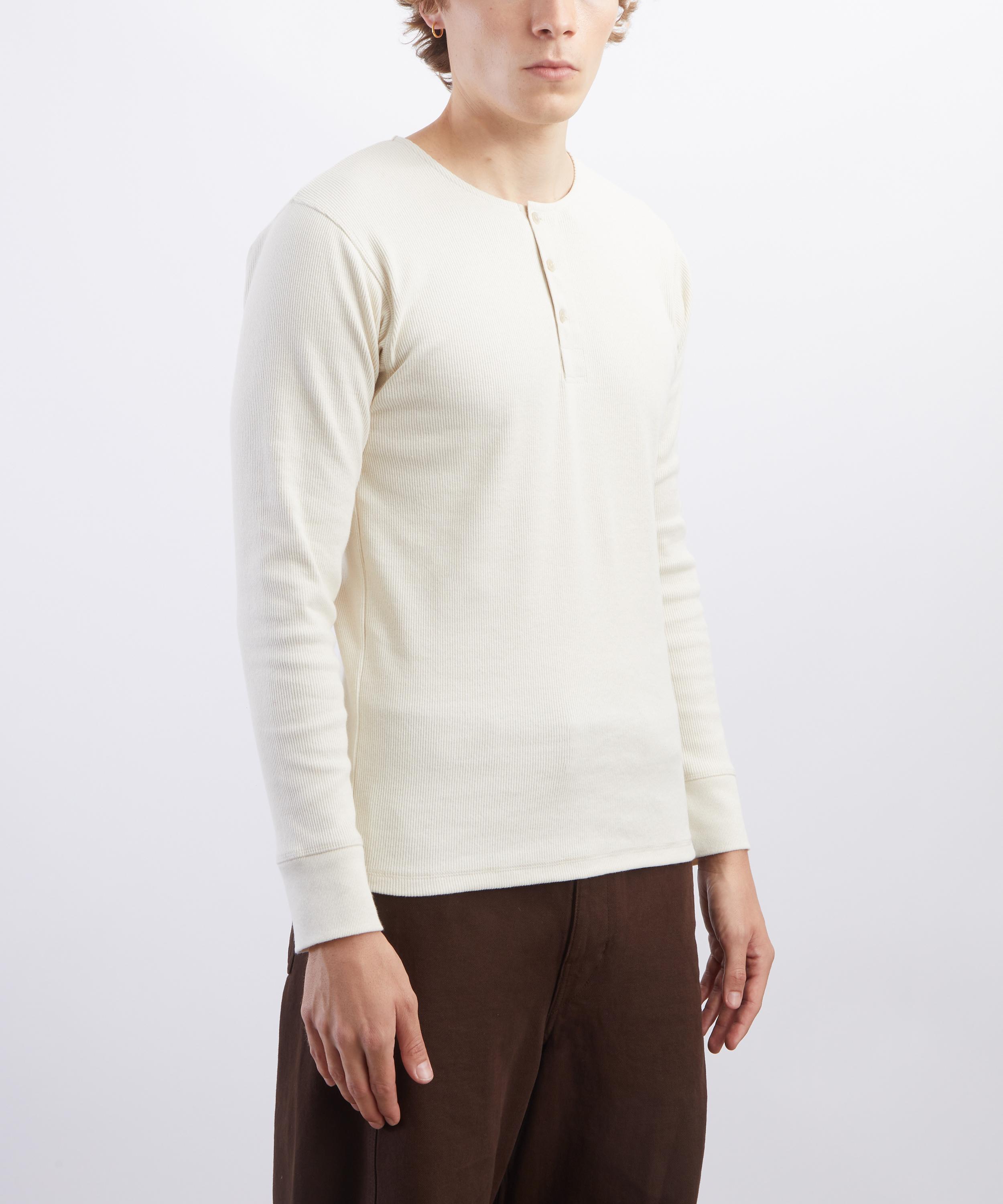 Lemaire - Long-Sleeve Henley T-Shirt image number 2