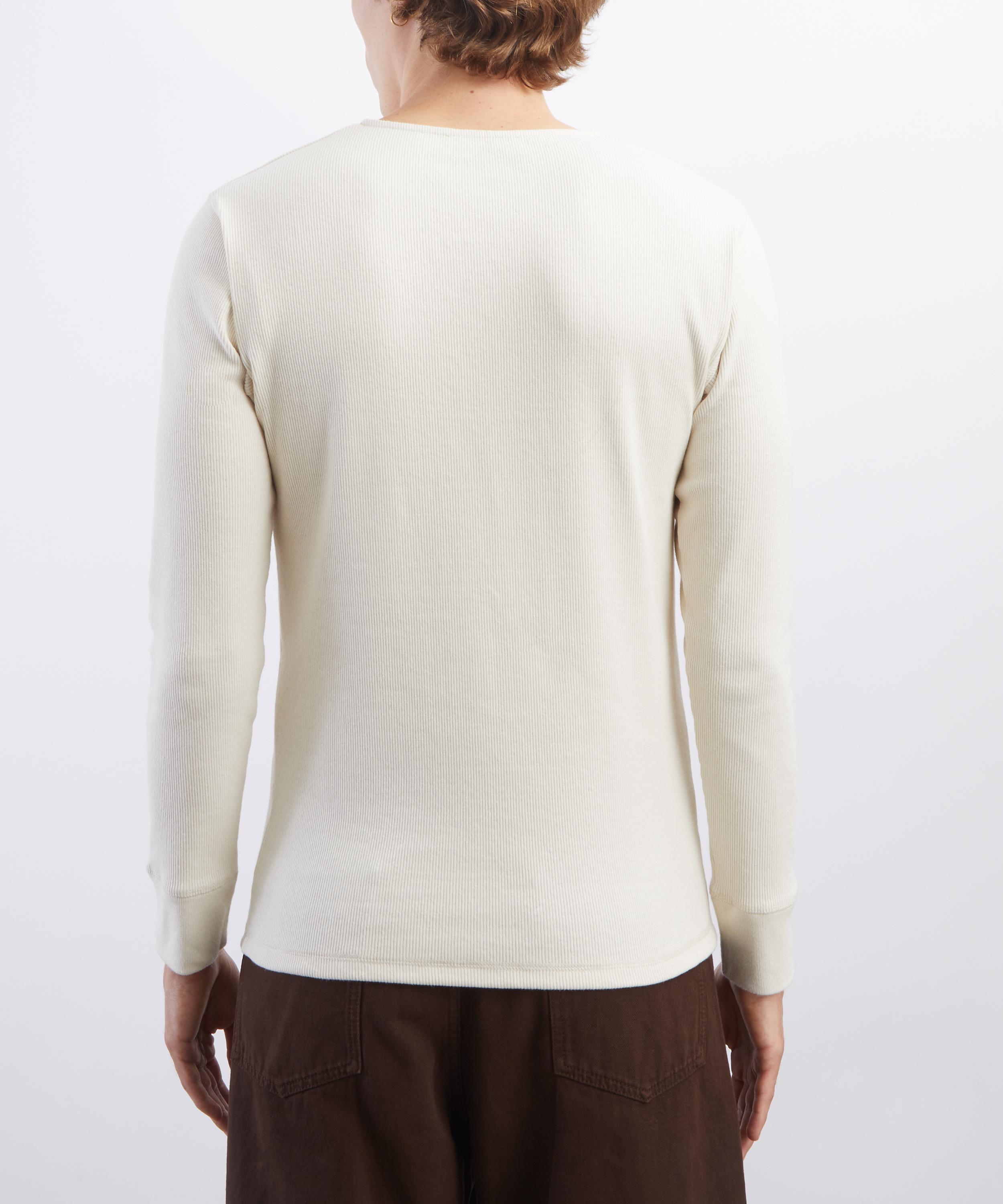 Lemaire - Long-Sleeve Henley T-Shirt image number 3