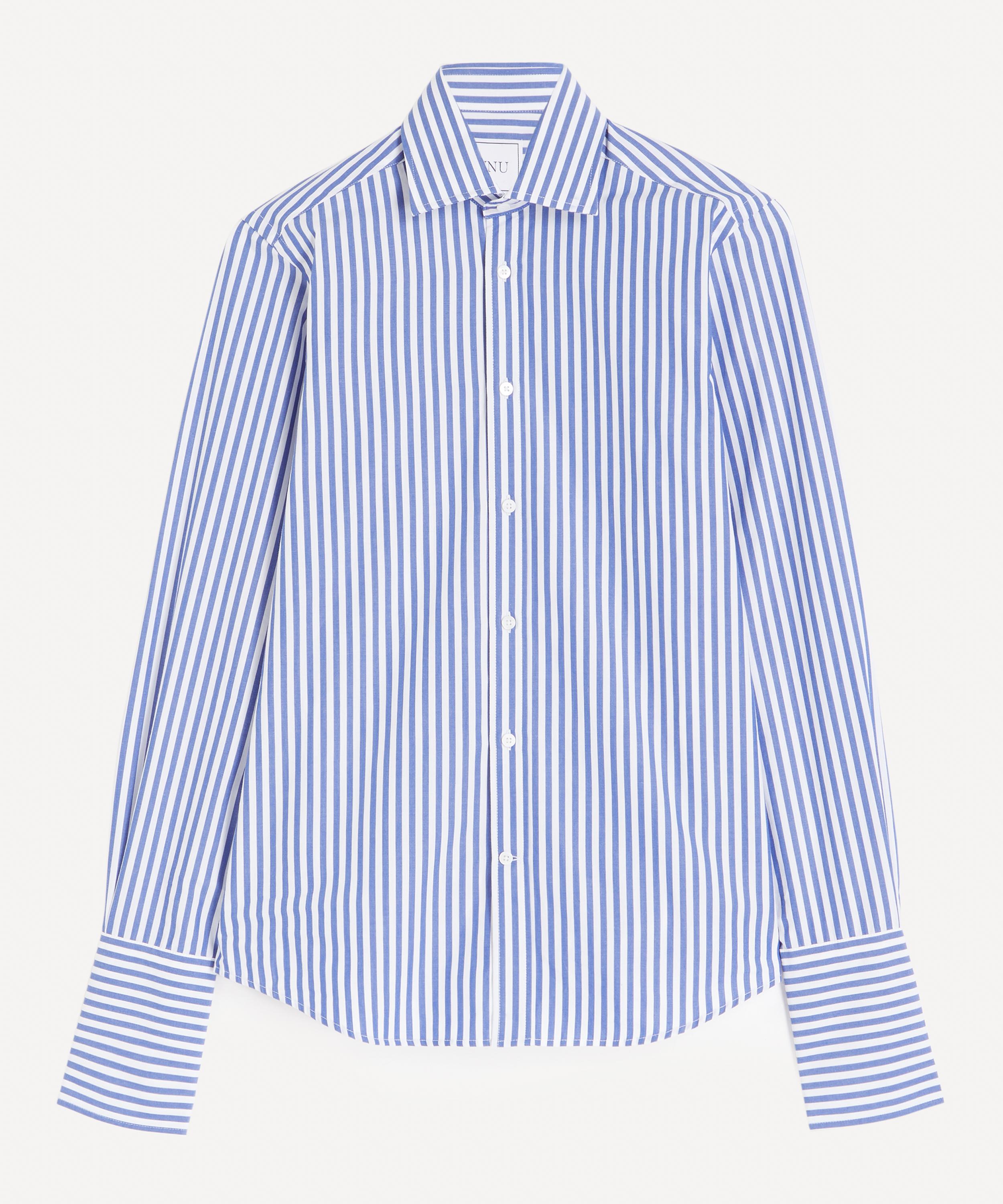 With Nothing Underneath - The Boyfriend Exaggerated Cuff Shirt