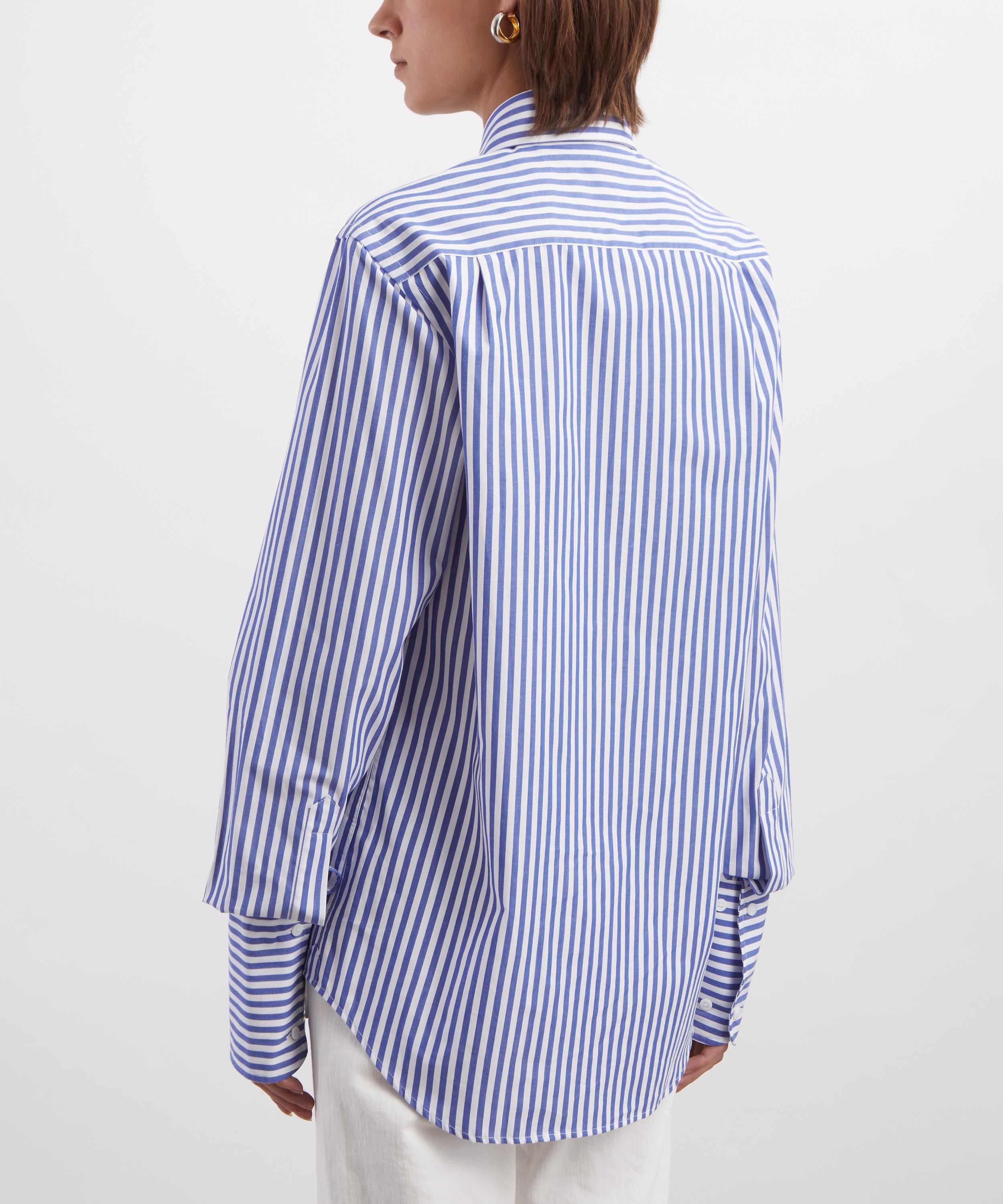 With Nothing Underneath - The Boyfriend Exaggerated Cuff Shirt image number 3