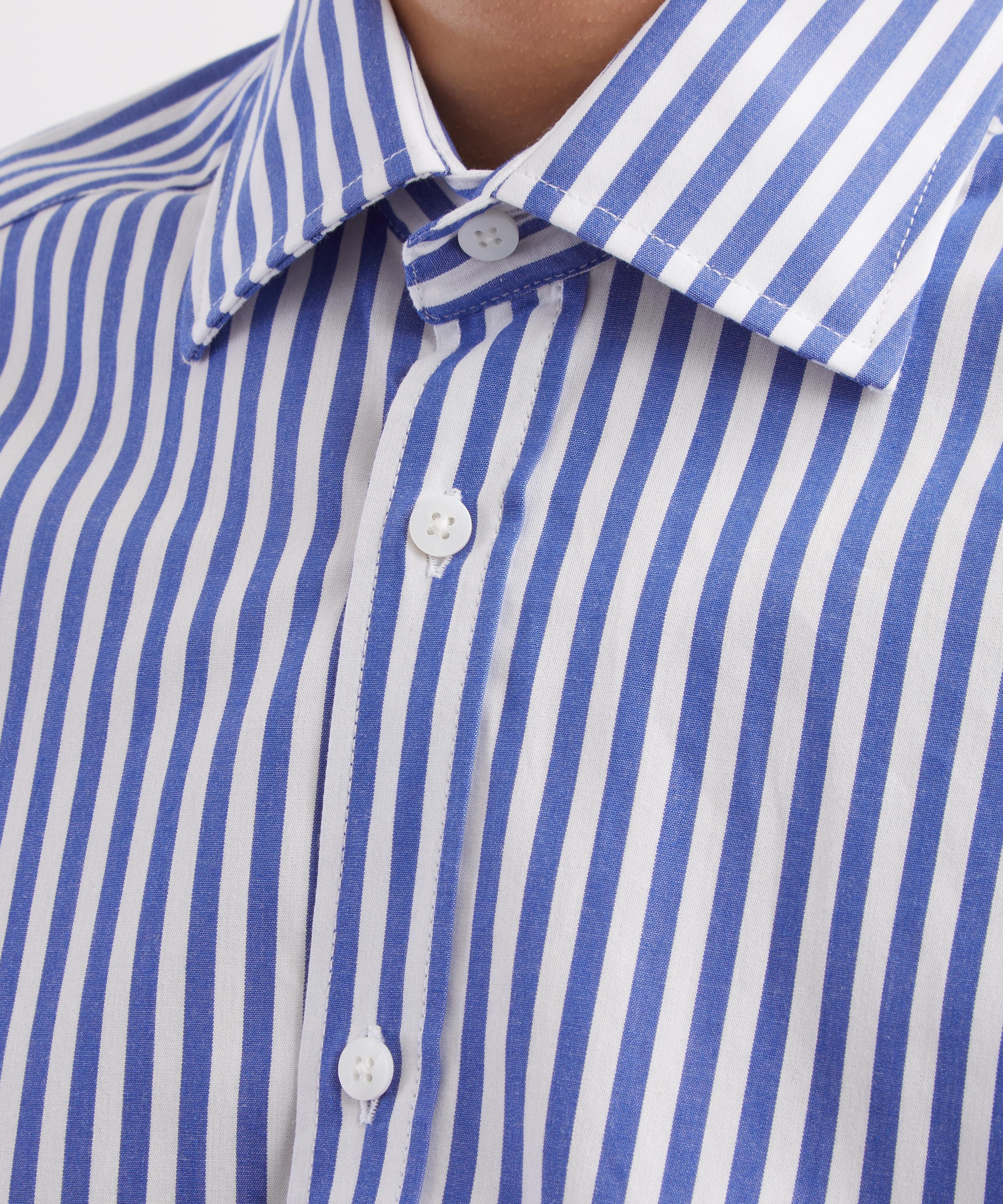 With Nothing Underneath - The Boyfriend Exaggerated Cuff Shirt image number 4