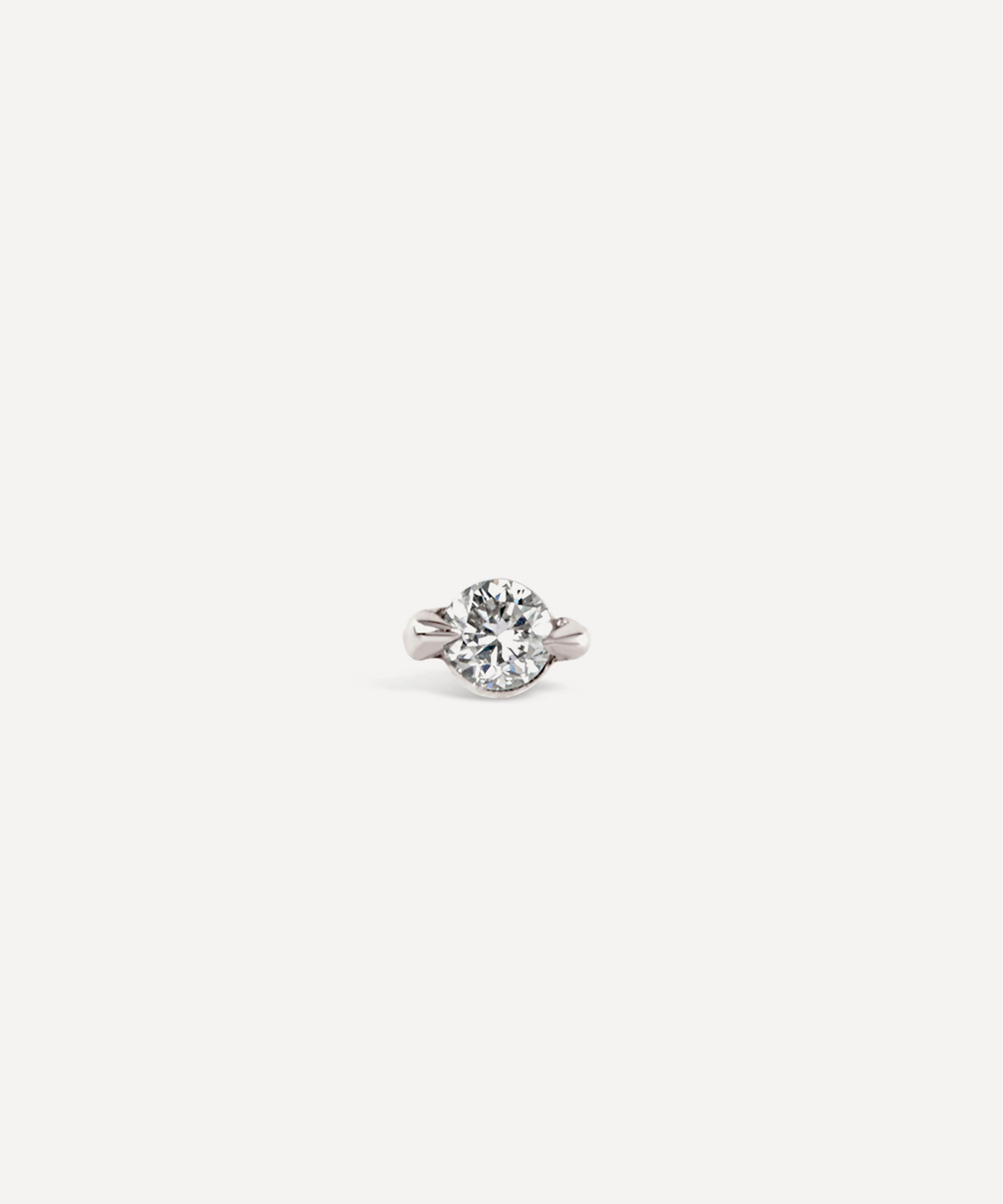 Dinny Hall - 9ct White Gold Single Shuga Lab-Grown Diamond Stud Earring