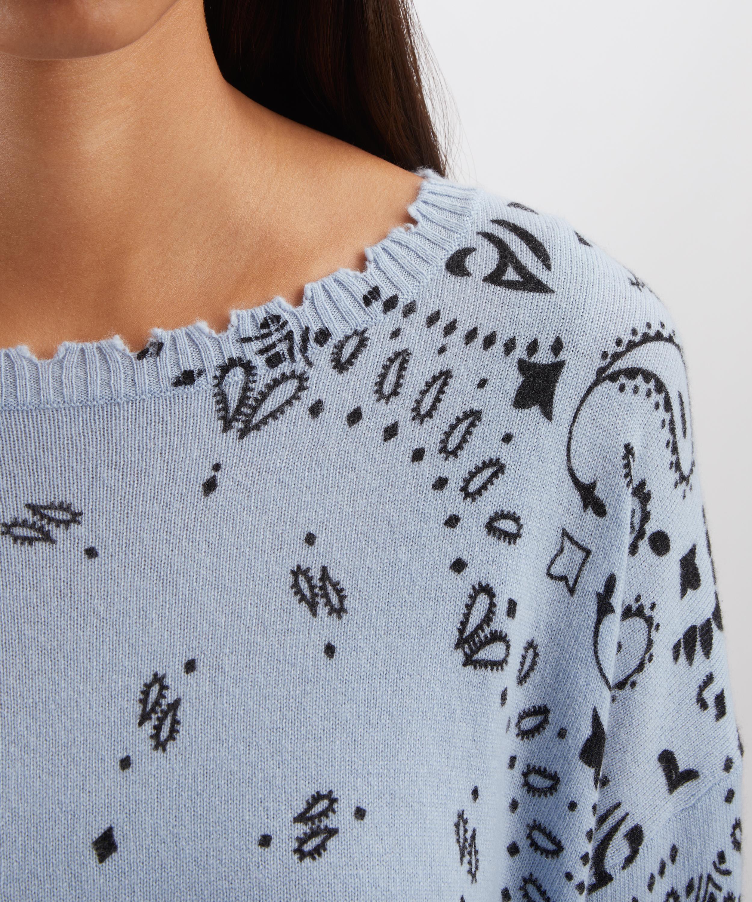 Kujten - Mela Bandana Cashmere Jumper image number 4