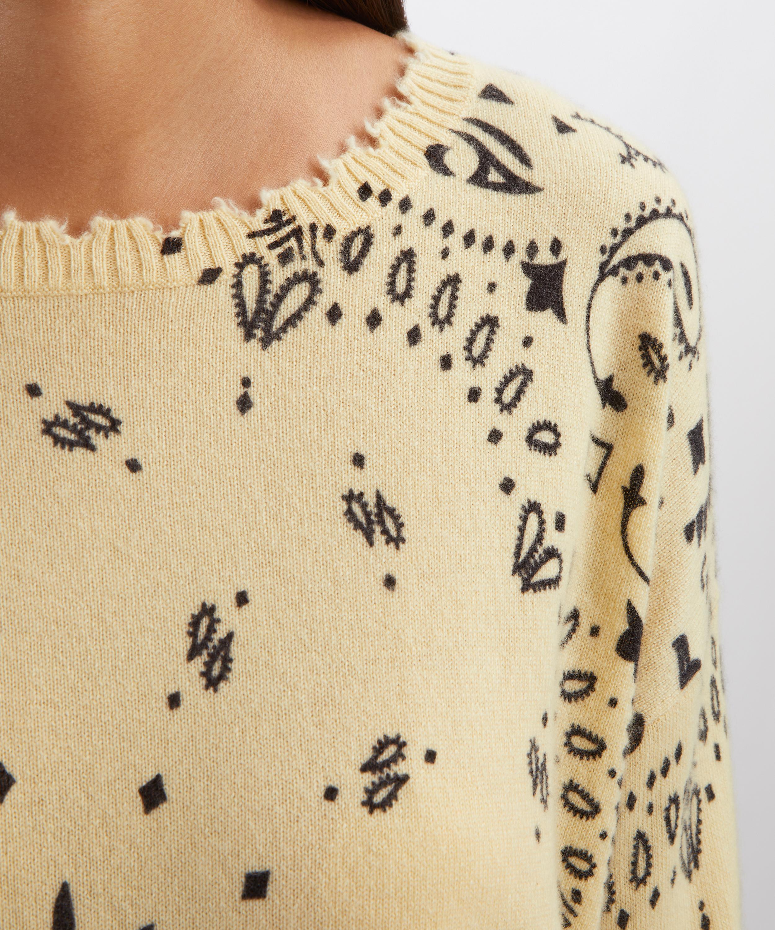 Kujten - Mela Bandana Cashmere Jumper image number 4