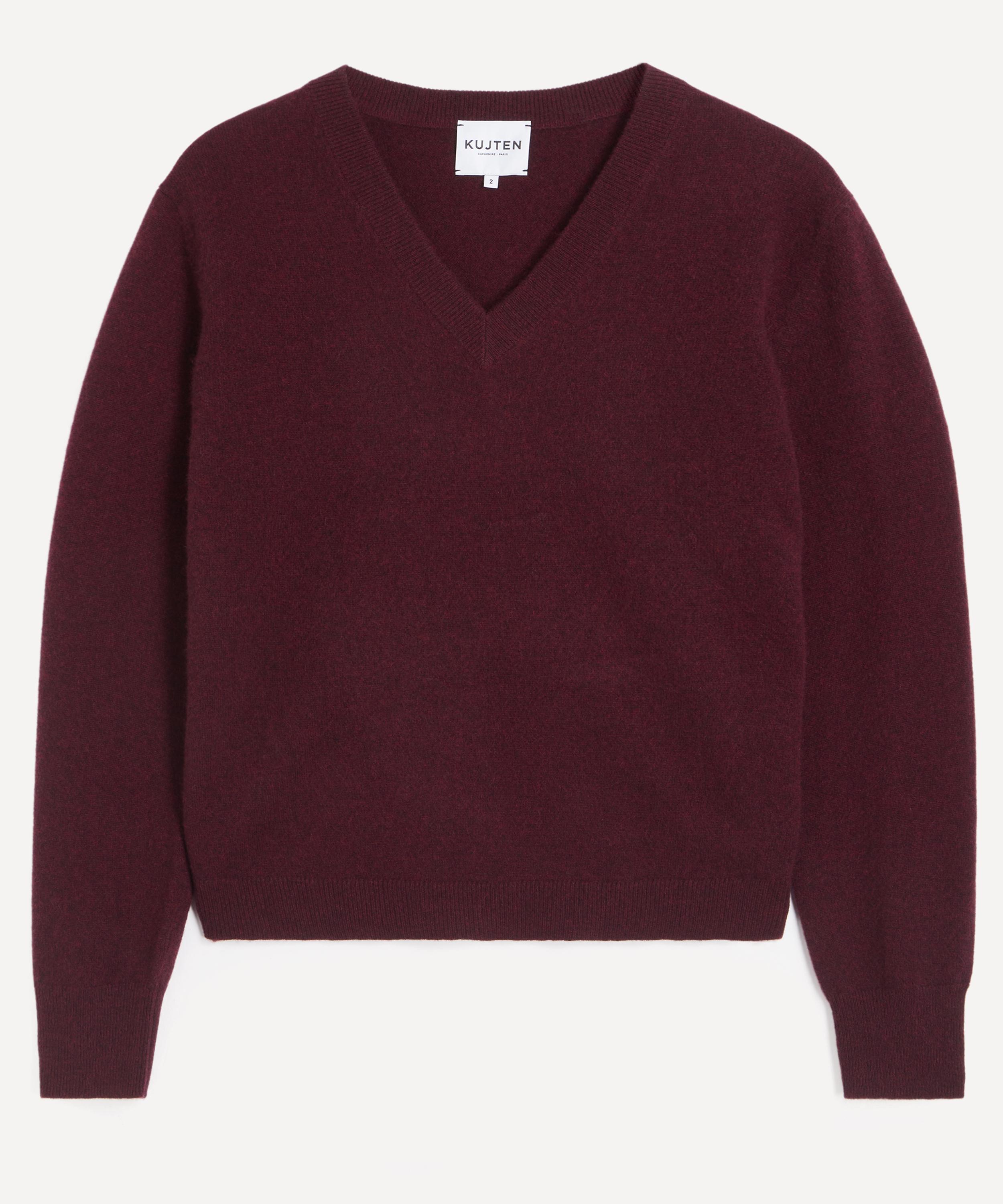 Kujten - Lita V-Neck Cashmere Jumper image number 0